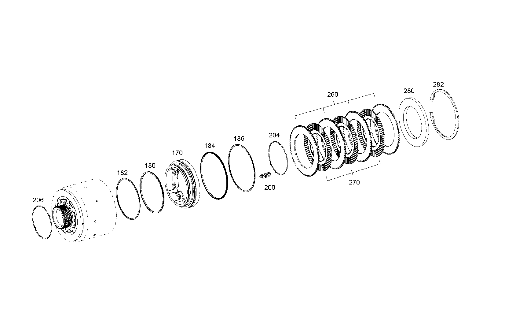 drawing for JOHN DEERE L150352 - SUPPORT RING (figure 2)