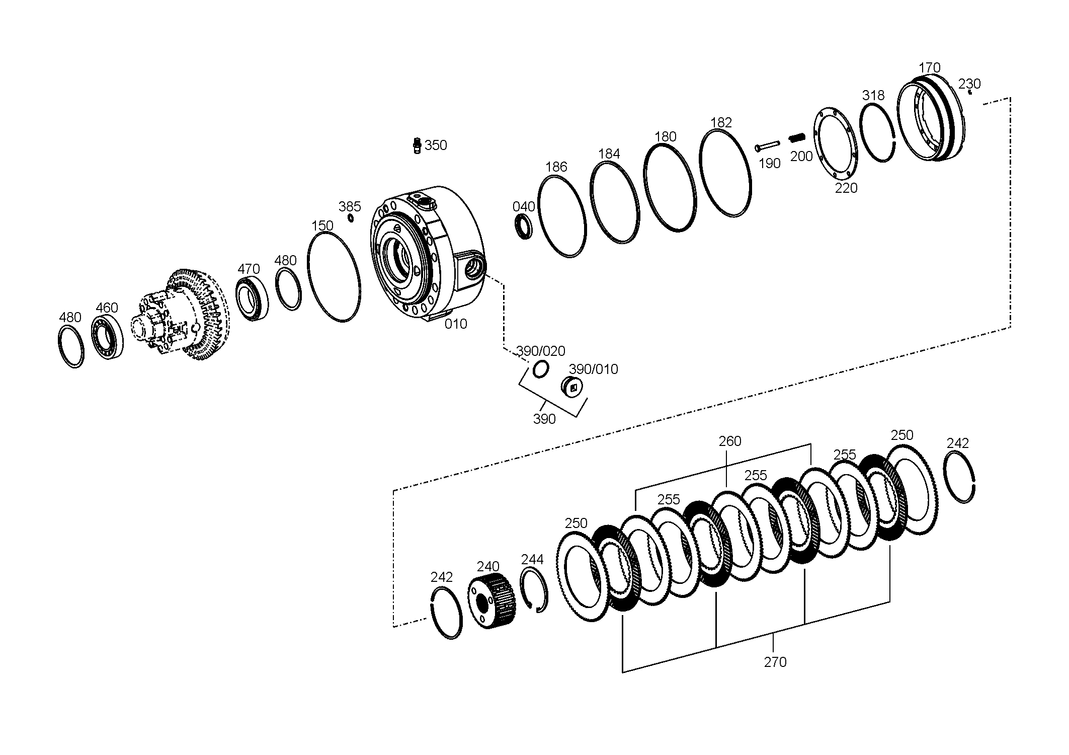 drawing for KOMATSU LTD. 4906483M1 - CURVED RING (figure 3)