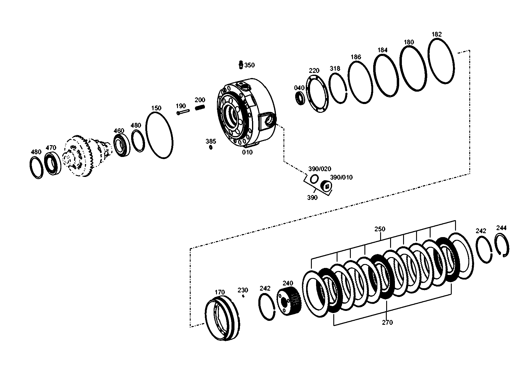 drawing for KOMATSU LTD. 4906483M1 - CURVED RING (figure 4)