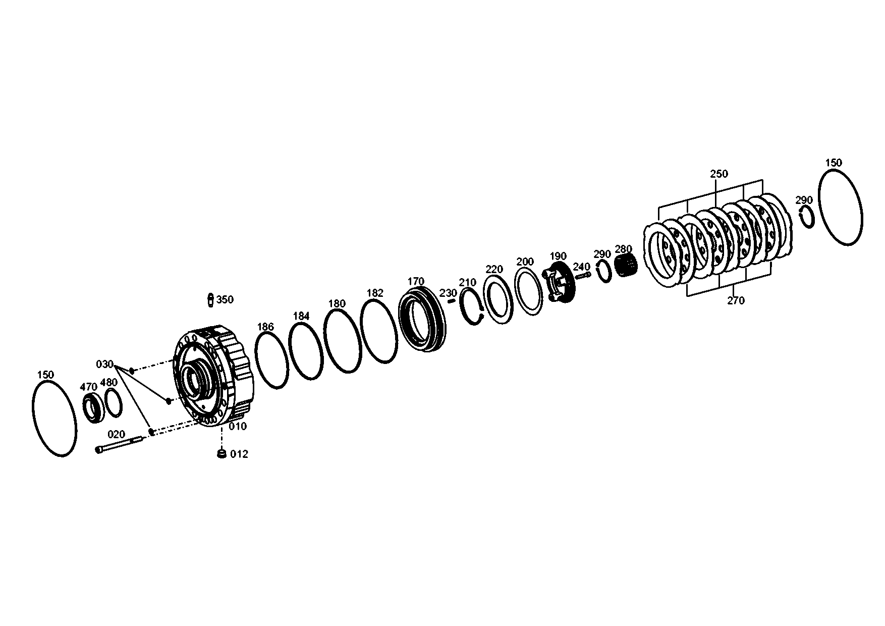 drawing for LIEBHERR GMBH 11831909 - TAPERED ROLLER BEARING (figure 4)