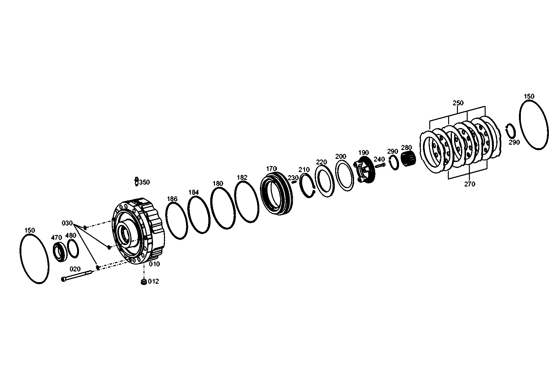 drawing for LIEBHERR GMBH 11831909 - TAPERED ROLLER BEARING (figure 5)