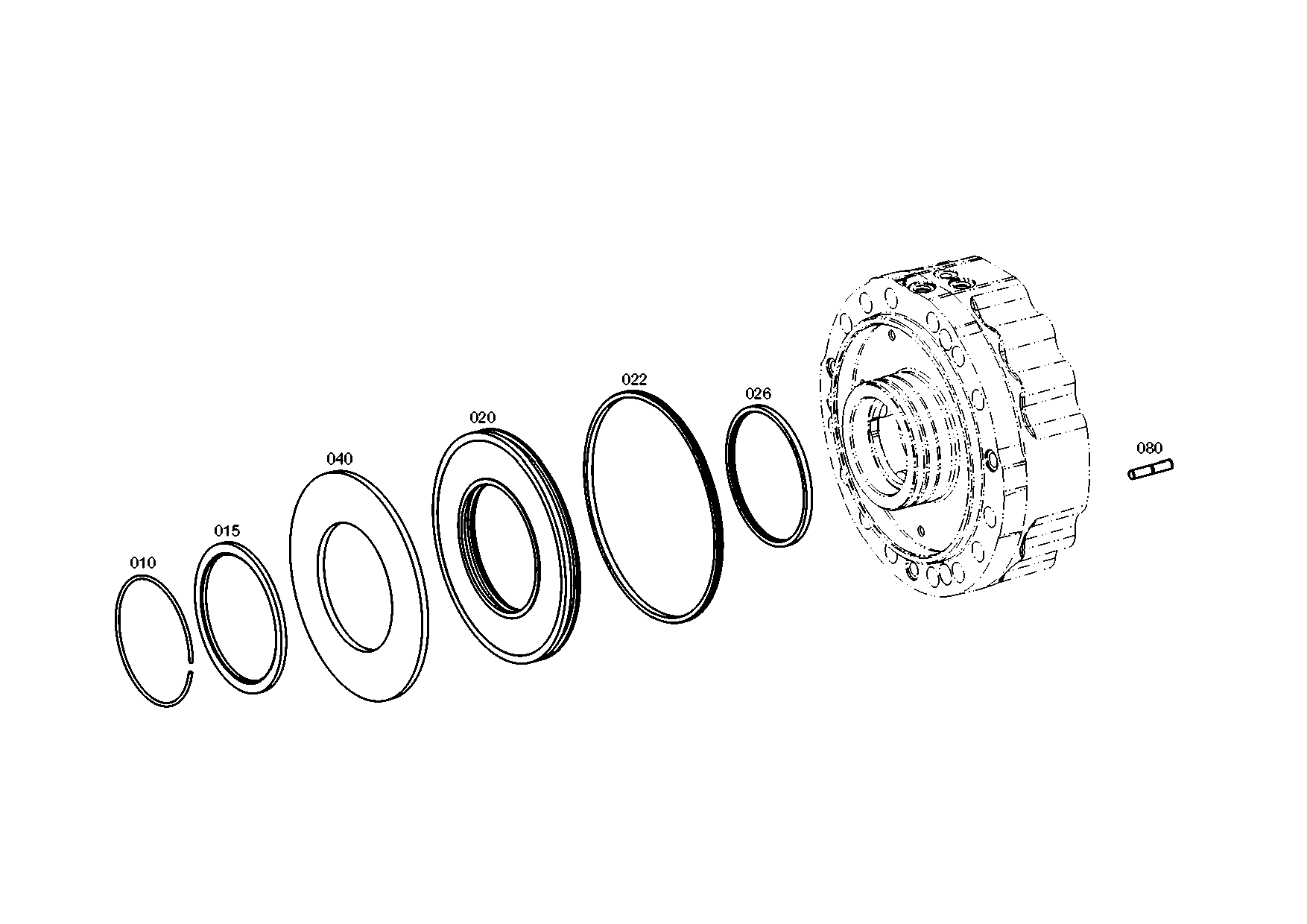drawing for CNH NEW HOLLAND 8998342032 - CUP SPRING (figure 1)