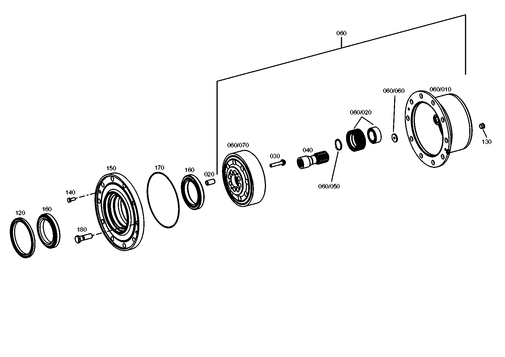 drawing for Hyundai Construction Equipment ZGAQ-03520 - HUB-AXLE (figure 5)