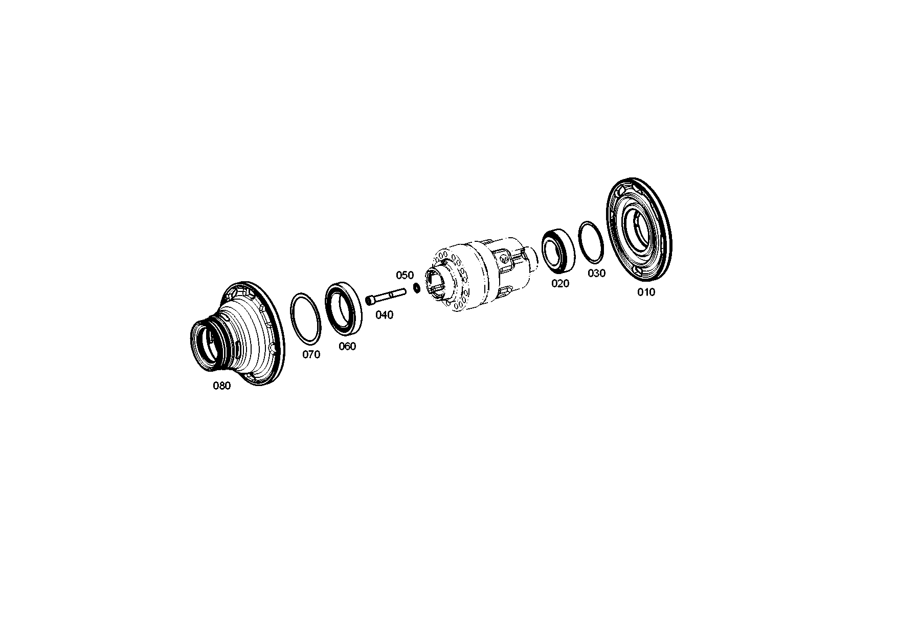 drawing for AGCO F743300021650 - TAPERED ROLLER BEARING