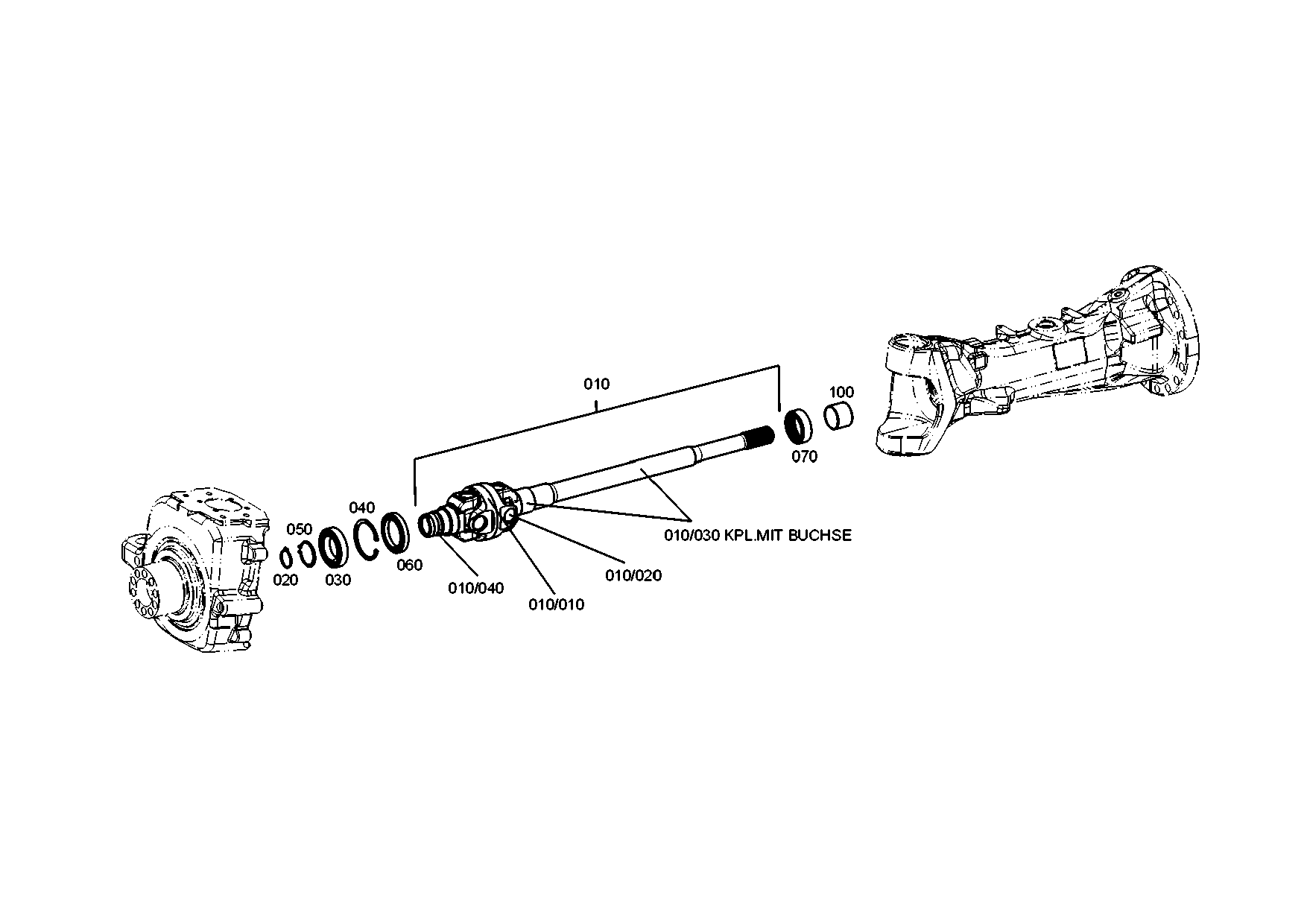 drawing for AGCO F743300020560 - DOUBLE JOINT