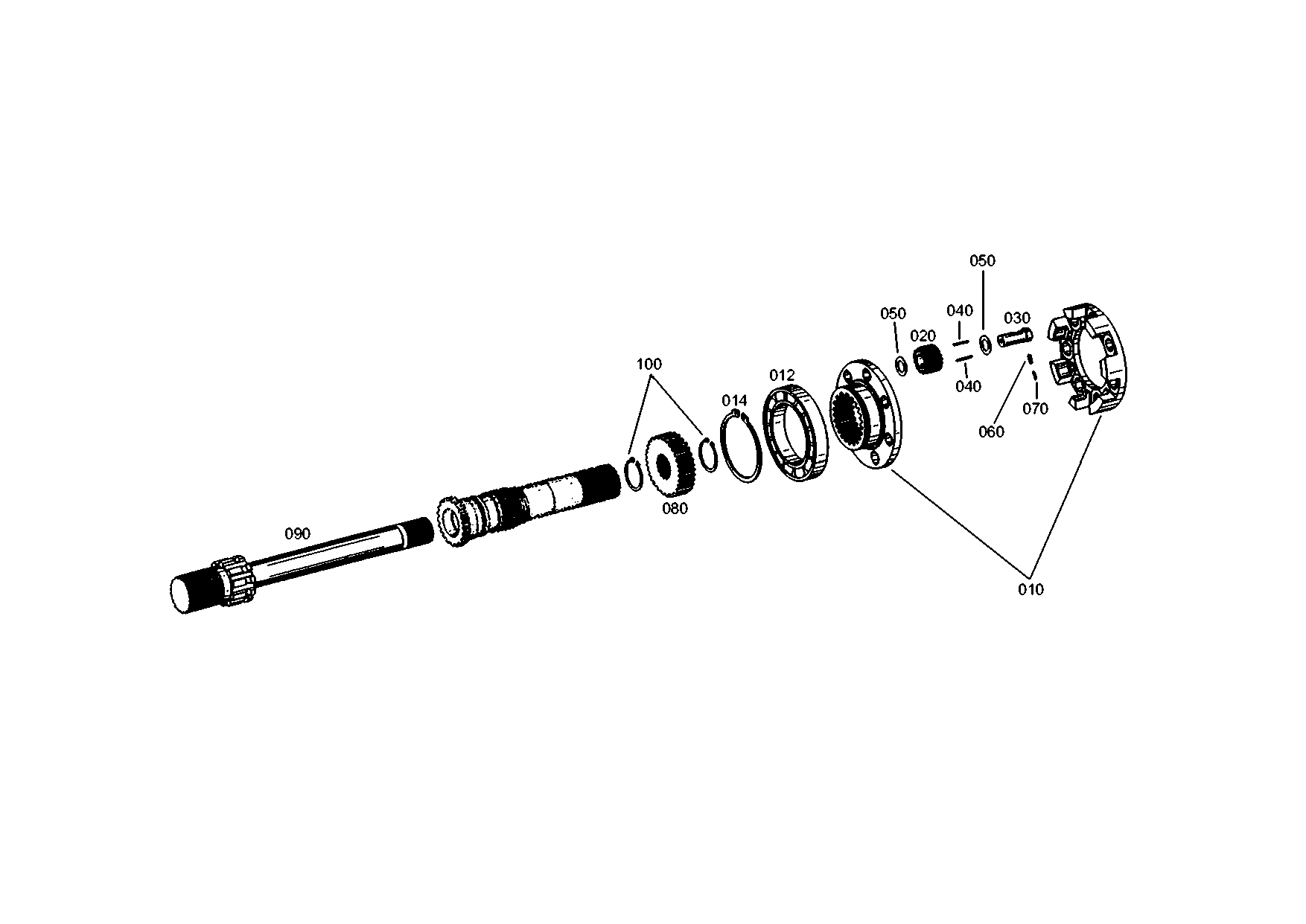 drawing for DOOSAN 152426 - BALL BEARING (figure 1)