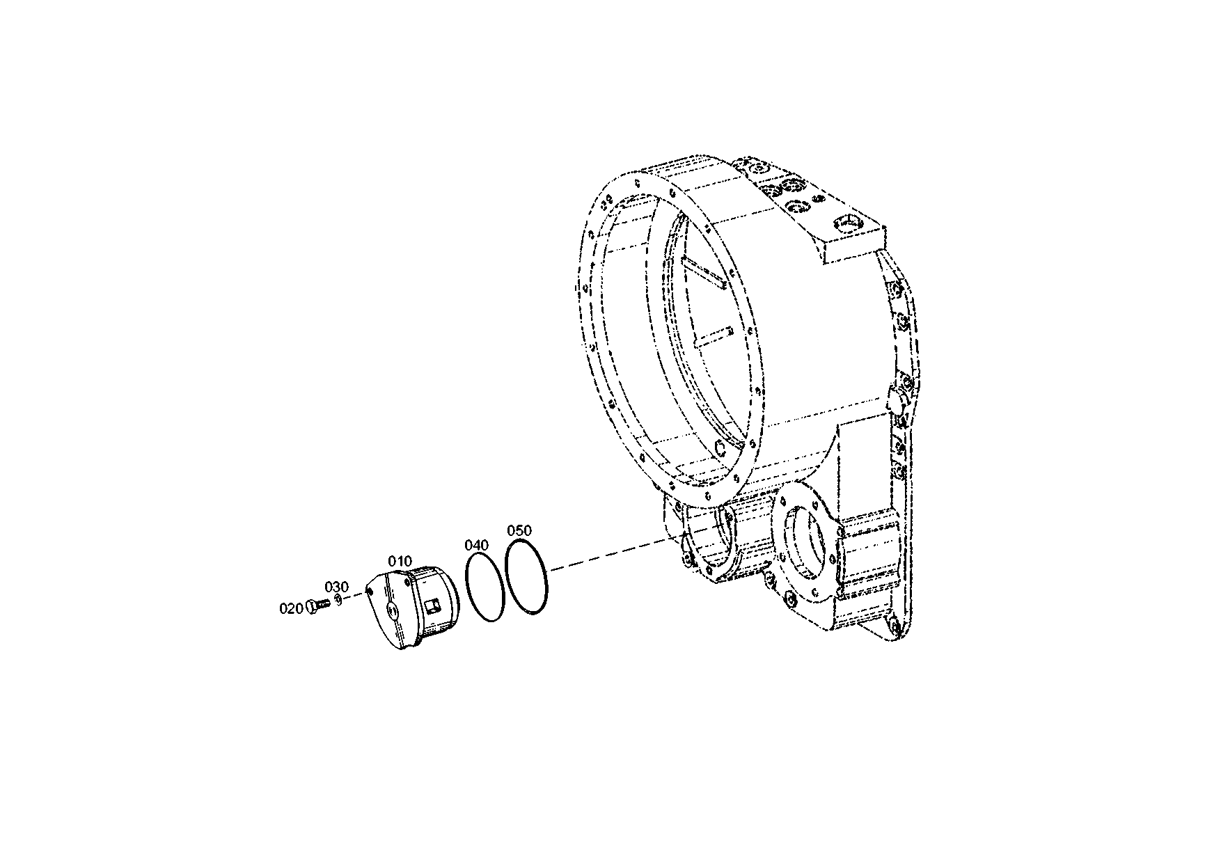 drawing for DOOSAN MX052856 - O-RING (figure 2)