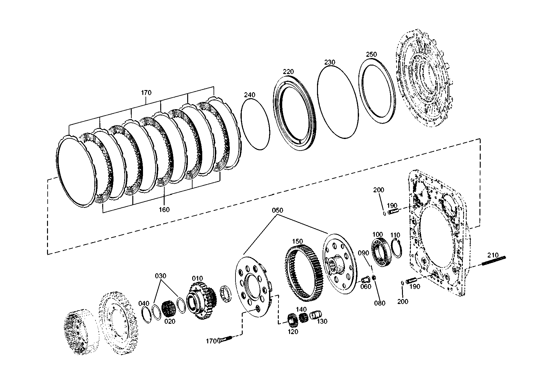 drawing for KOMATSU LTD. 2948863M1 - FLANGE BUSH (figure 1)