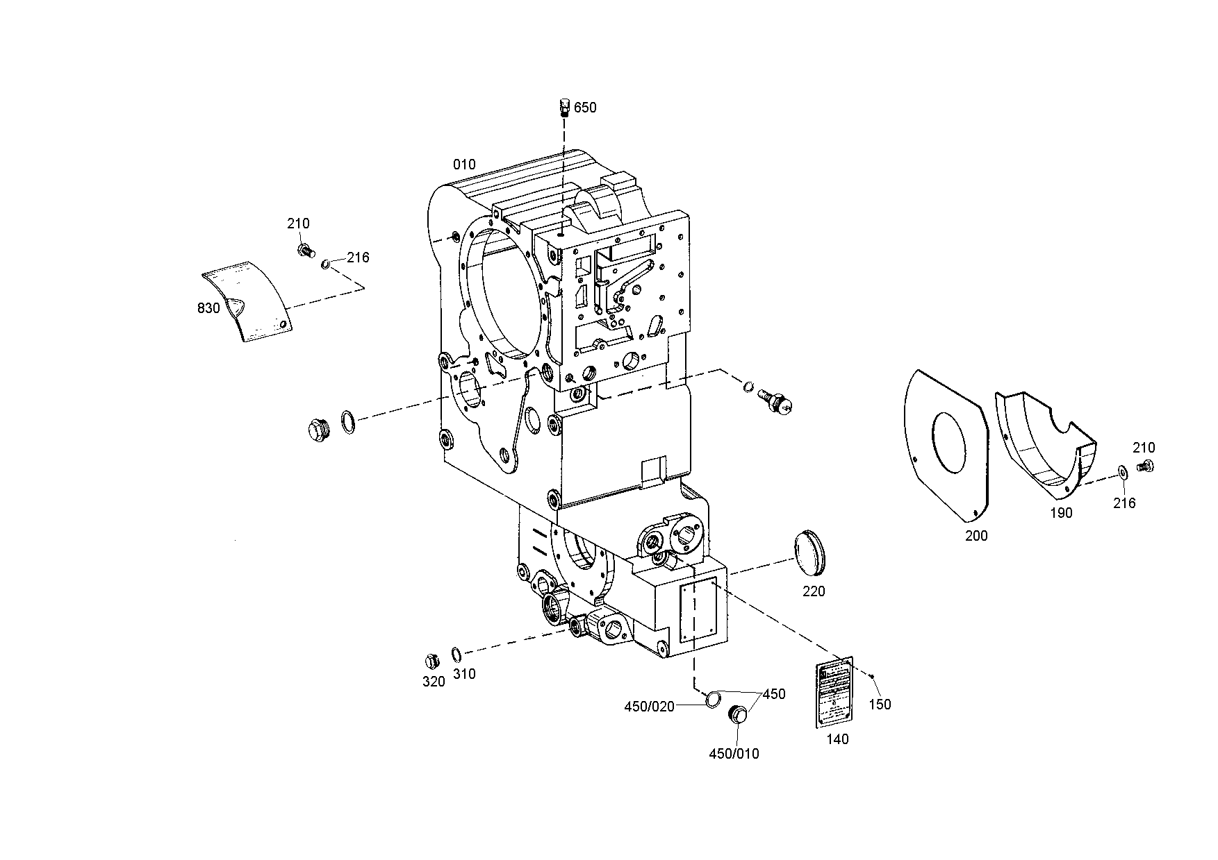 drawing for MANNESMANN-DEMAG BAUMASCHINEN 09398015 - TYPE PLATE (figure 1)