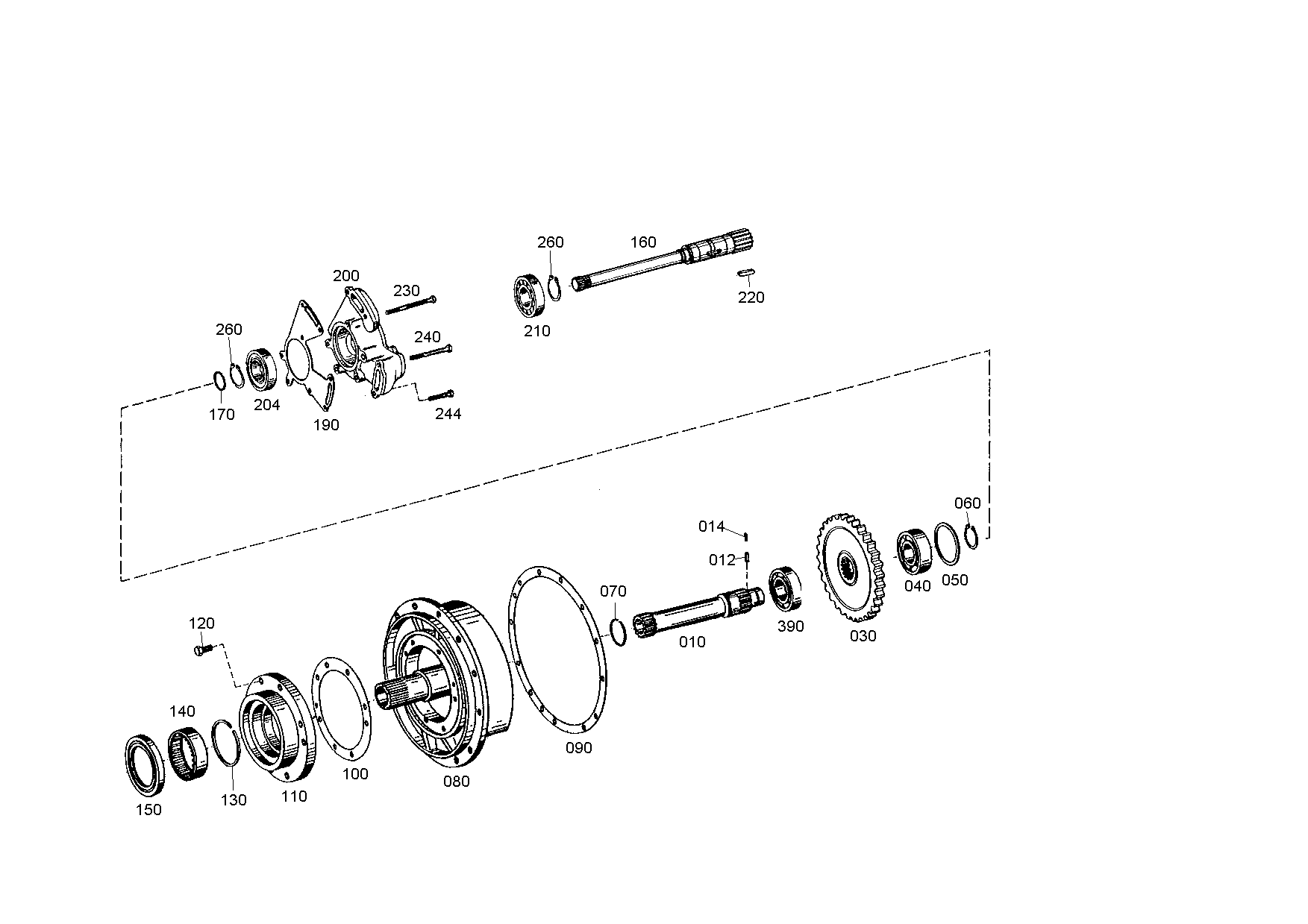 drawing for AGCO V30734800 - GEAR PUMP