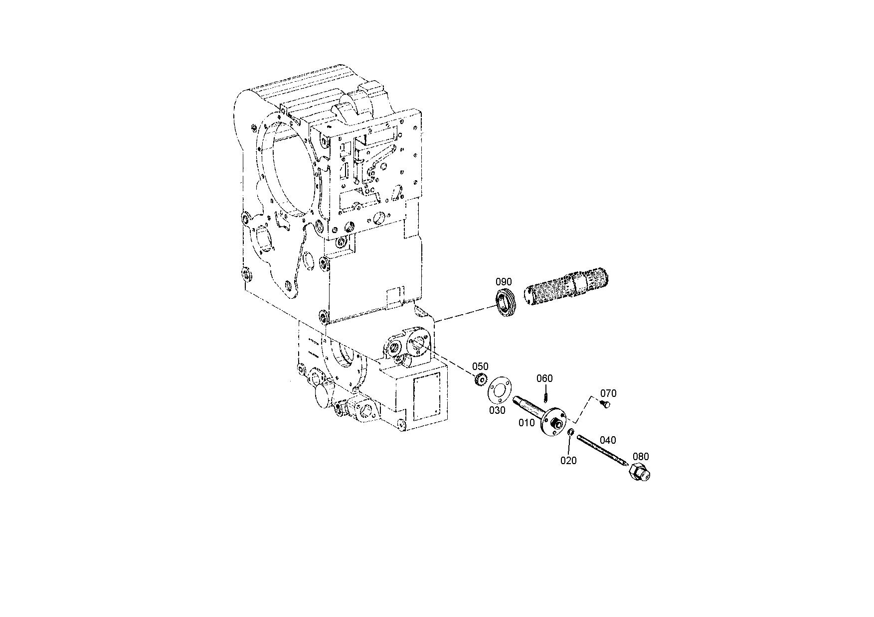 drawing for DOOSAN 252274 - GASKET (figure 2)