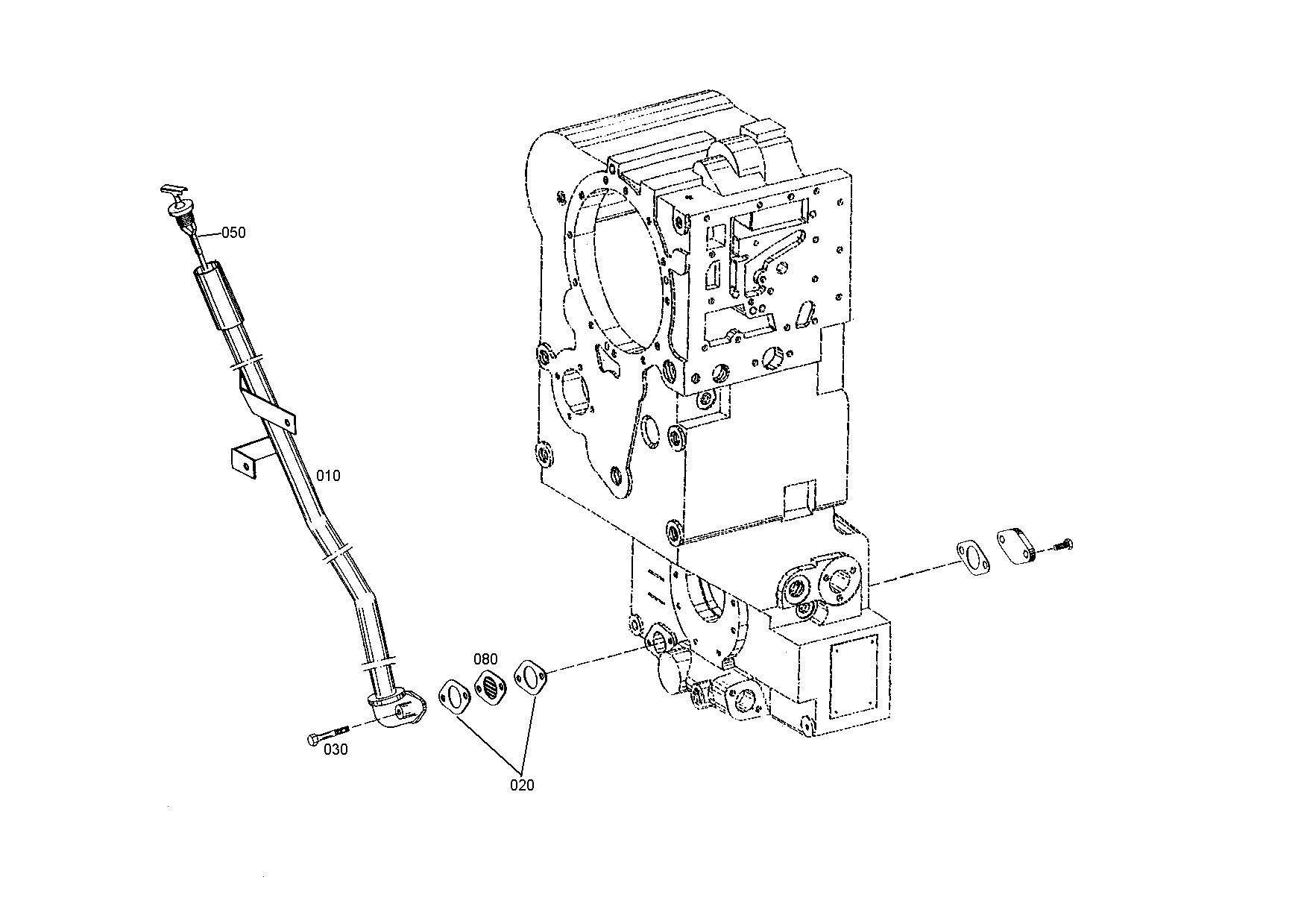 drawing for DOOSAN 052694 - BAFFLE PLATE (figure 4)