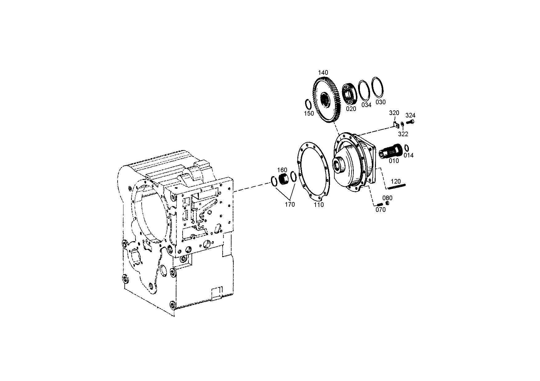 drawing for E. N. M. T. P. / CPG 1410140 - SPUR GEAR (figure 1)