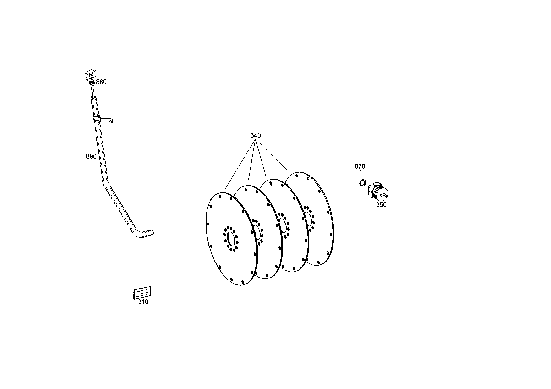 drawing for JUNGHEINRICH AG 50158811 - PLATE (figure 1)