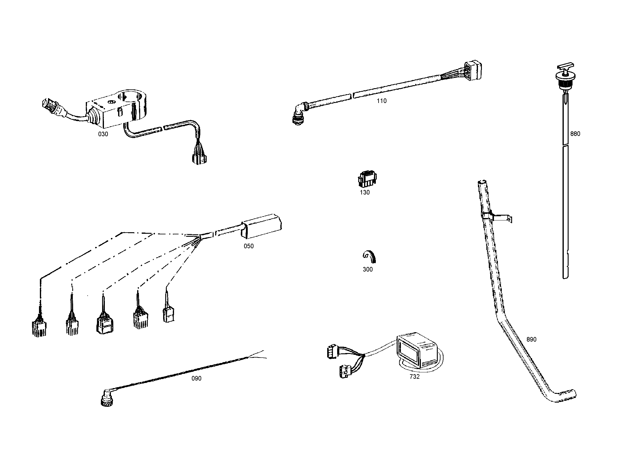 drawing for SCHOPF MASCHINENBAU GMBH 82293 - CABLE GENERAL (figure 1)