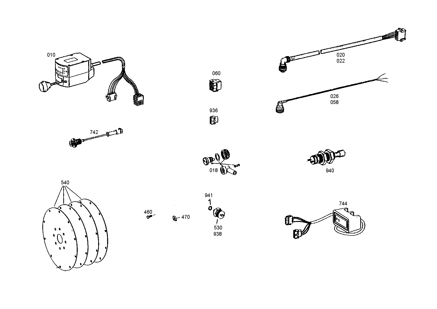 drawing for SCHOPF MASCHINENBAU GMBH 82212 - CABLE GENERAL (figure 1)