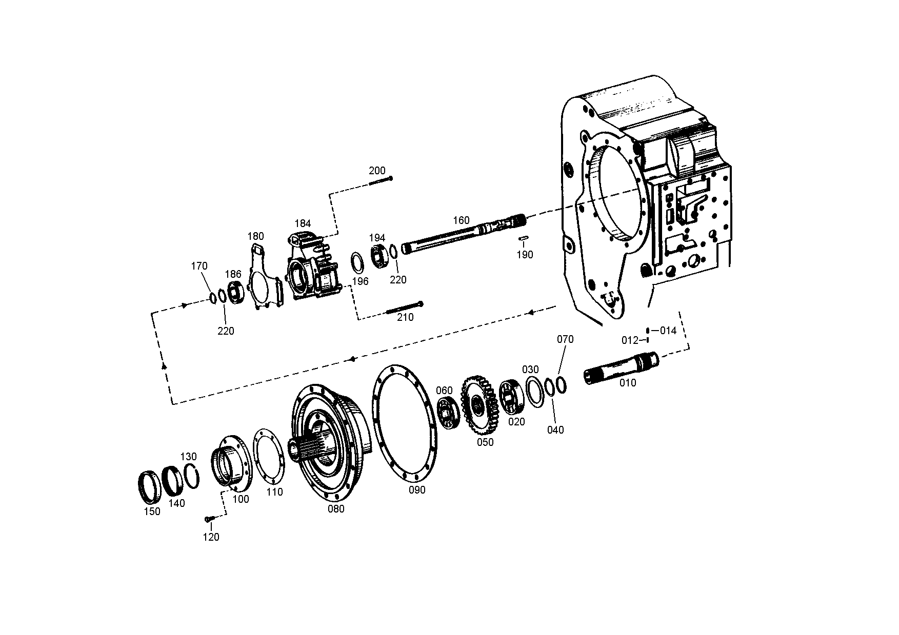 drawing for TEREX EQUIPMENT LIMITED 09397835 - INPUT GEAR (figure 2)