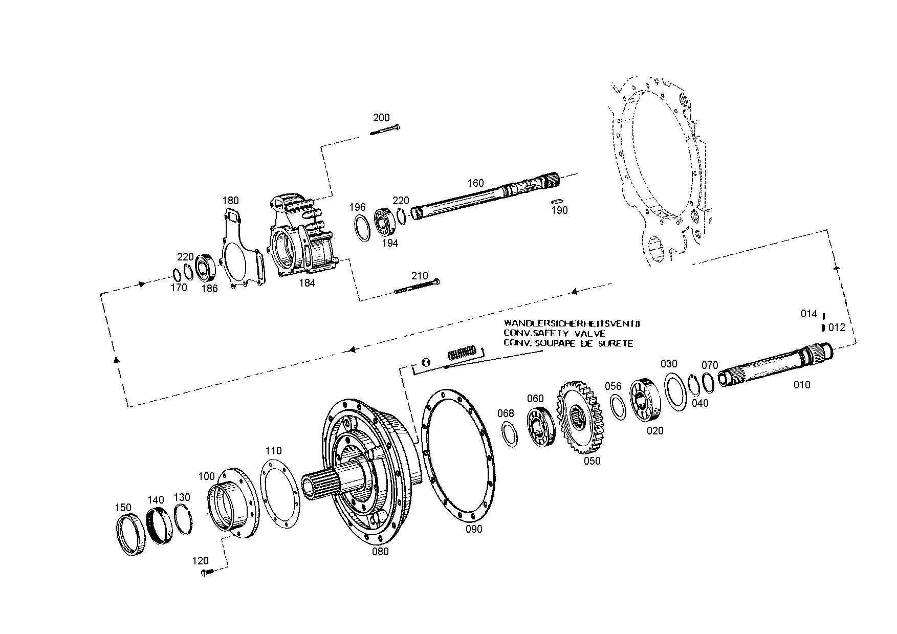 drawing for TEREX EQUIPMENT LIMITED 09397835 - INPUT GEAR (figure 4)