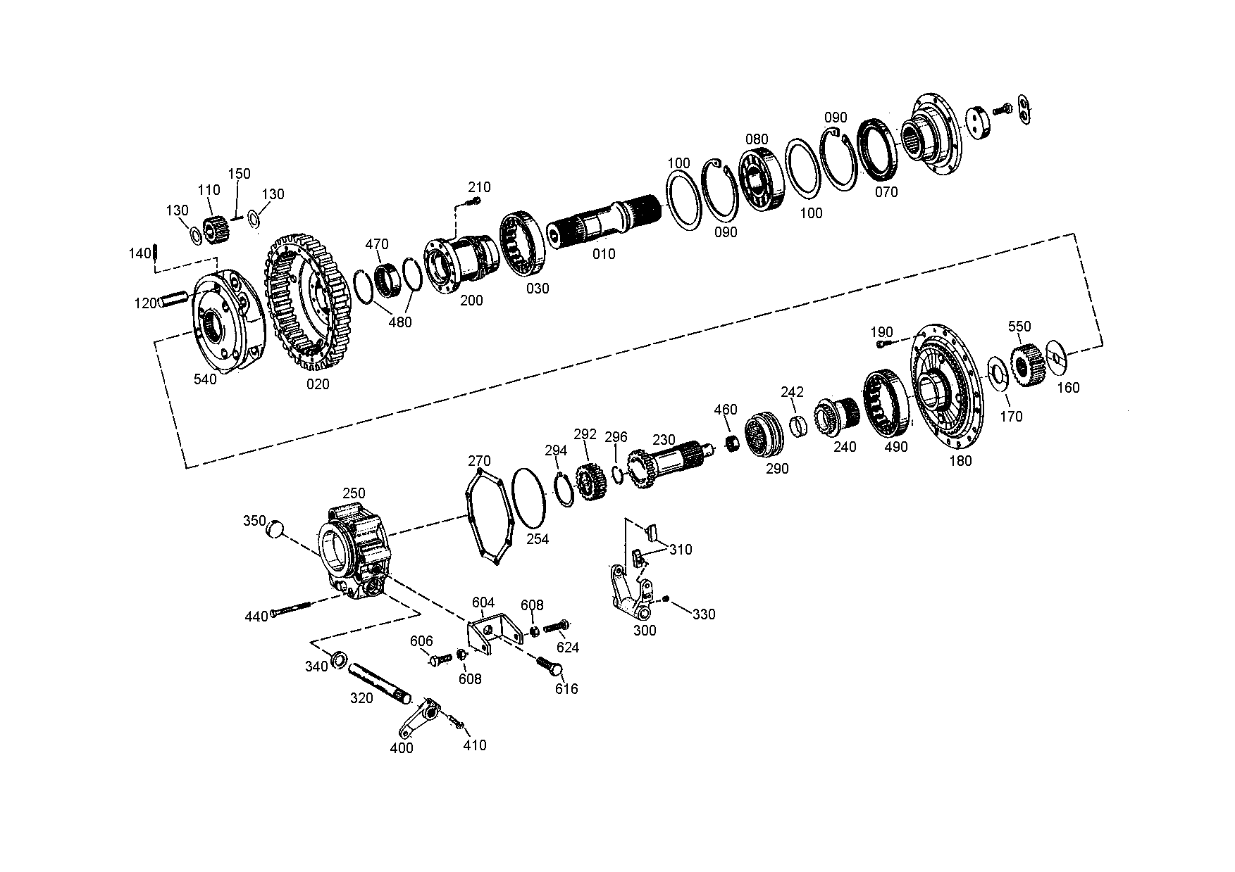 drawing for JCB 550/40051 - LOCKING SCREW (figure 3)