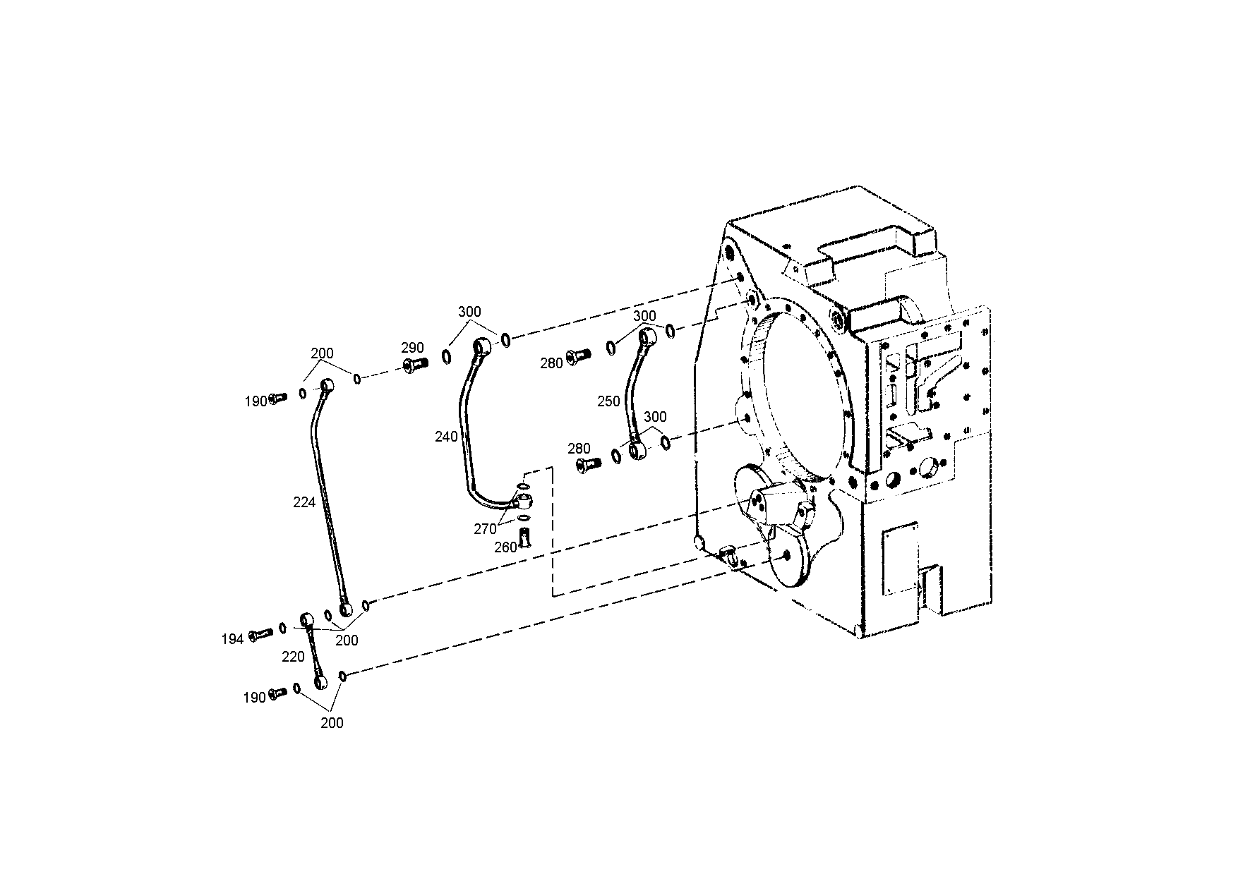 drawing for DAF 66099 - UNION SCREW (figure 1)