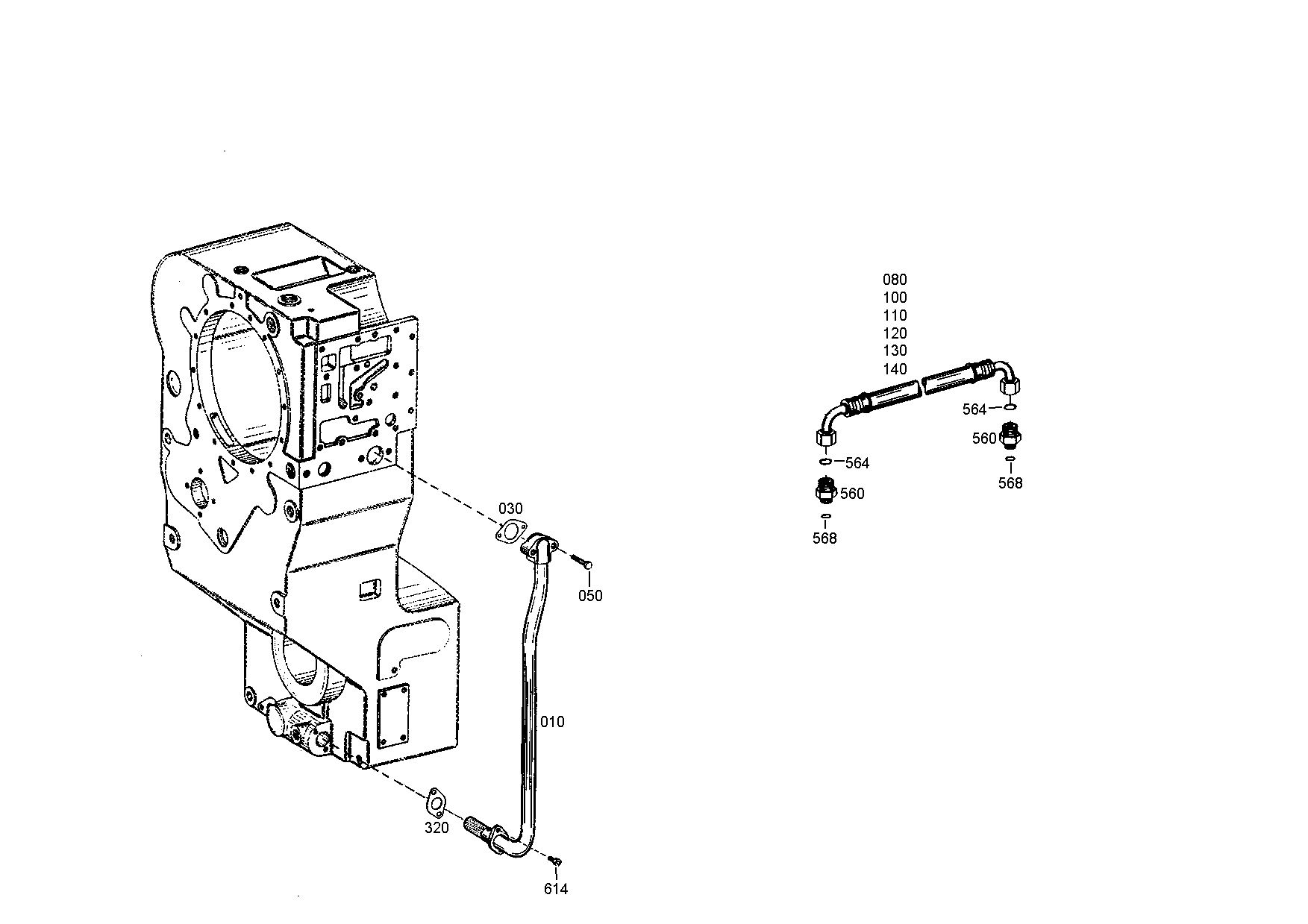 drawing for JOHN DEERE T116998 - GASKET (figure 2)
