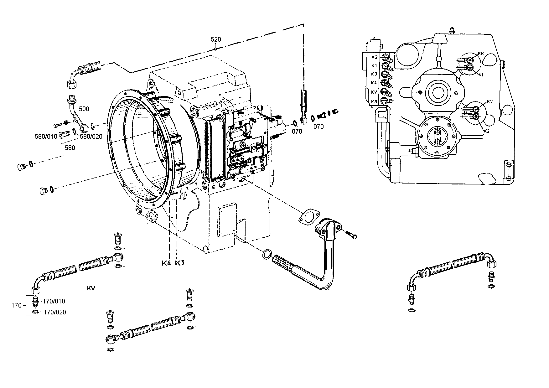 drawing for LINDE AG 0019520466 - UNION SCREW (figure 4)