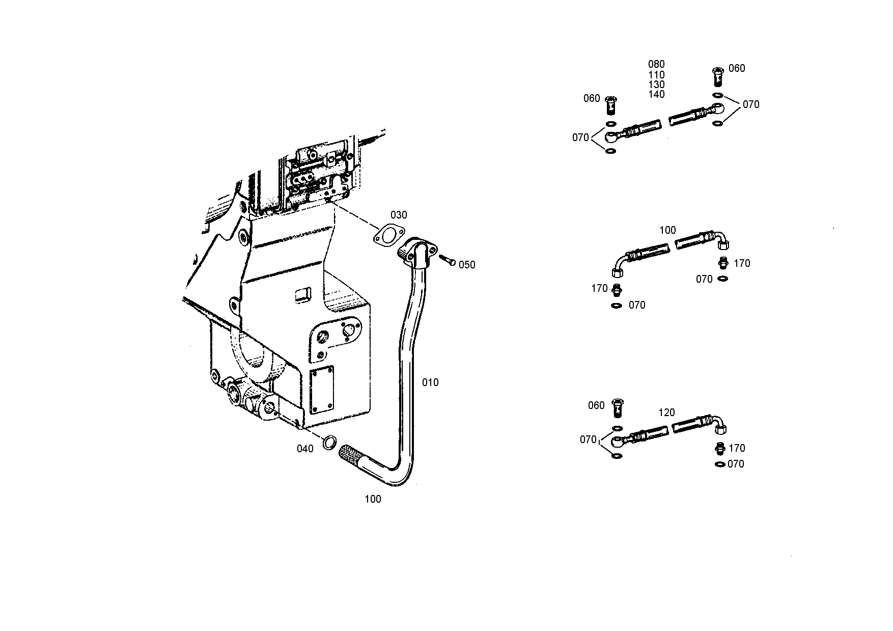 drawing for AGCO V30707600 - O-RING (figure 5)