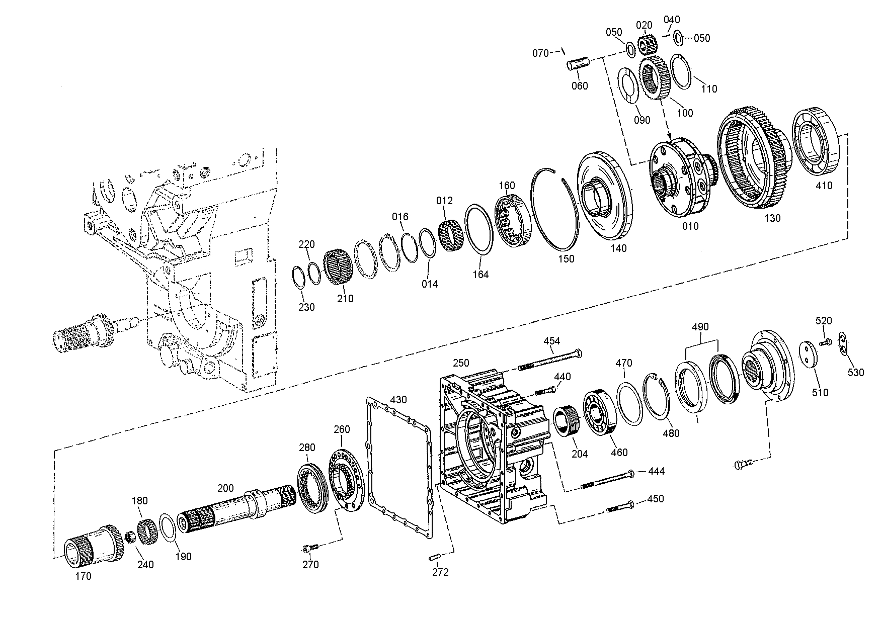 drawing for LIEBHERR GMBH 10344040 - SHIM (figure 1)