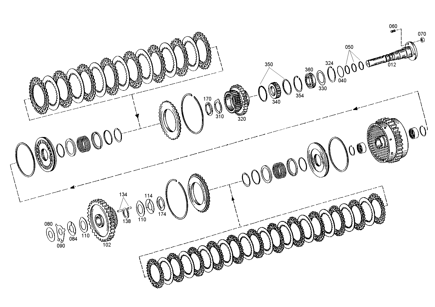 drawing for CASE CORPORATION 35X55X37 - ROLLER SET (figure 4)