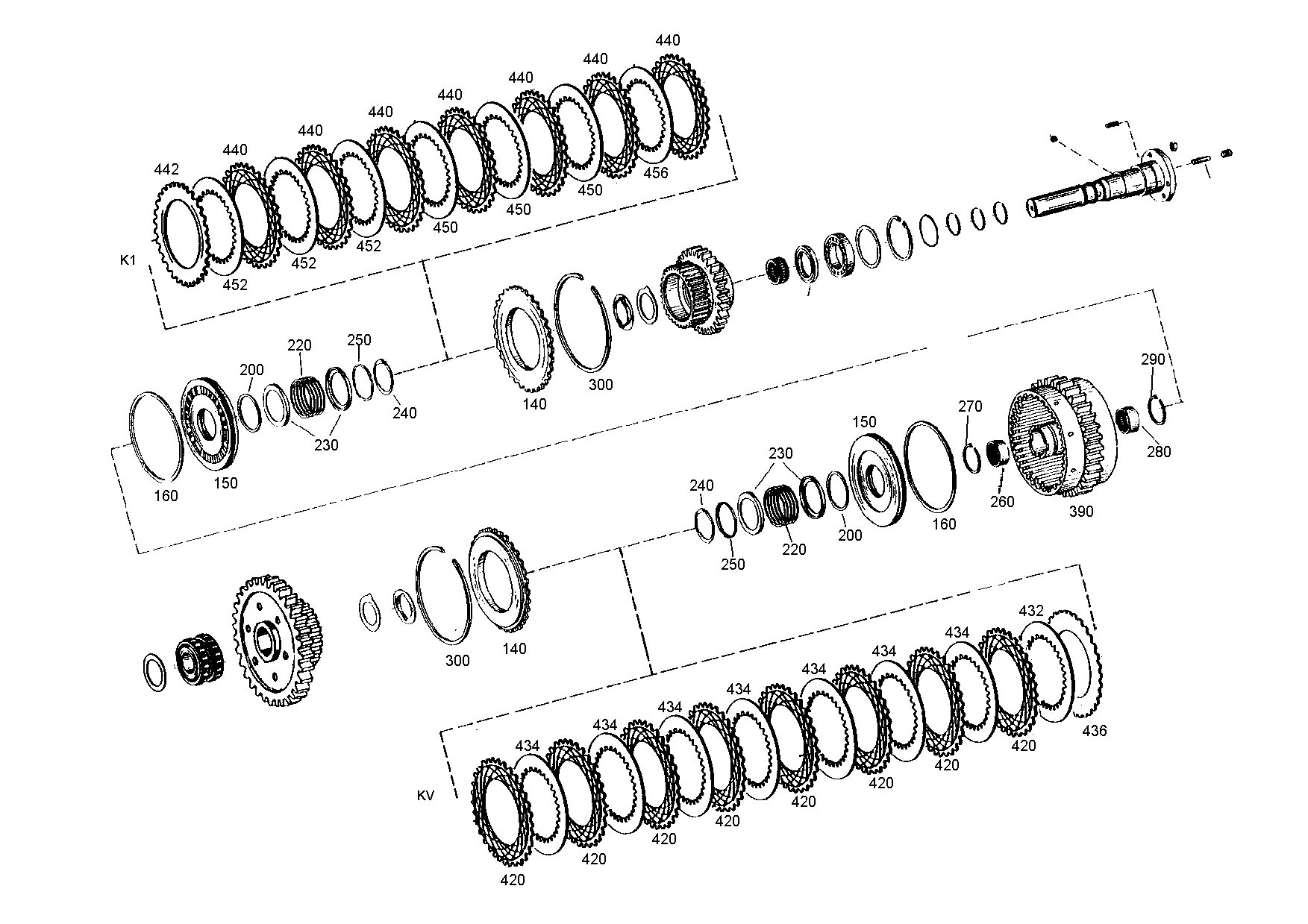 drawing for DOOSAN 152126 - OUTER CLUTCH DISK (figure 5)