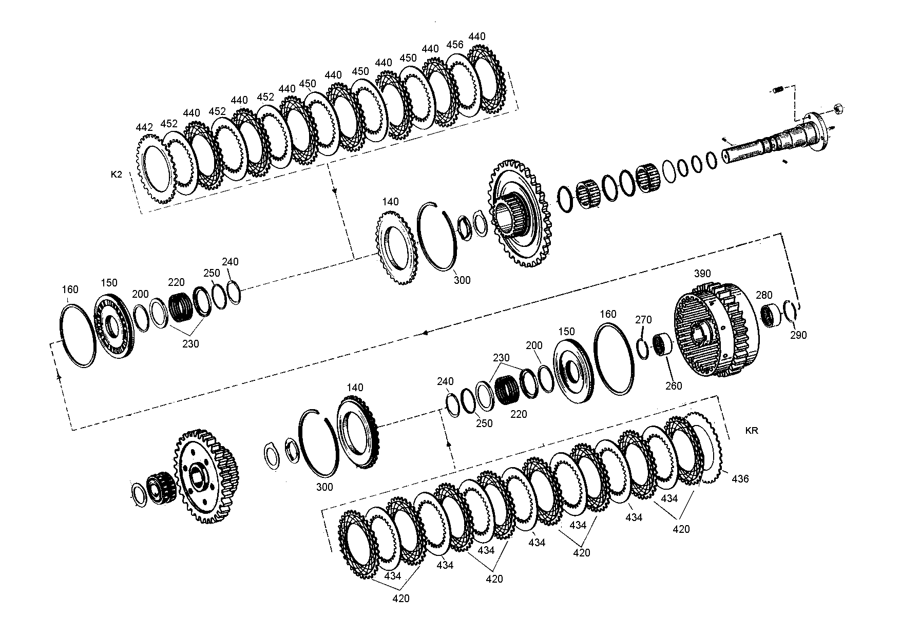 drawing for DOOSAN 252386 - SELECTOR FORK (figure 2)