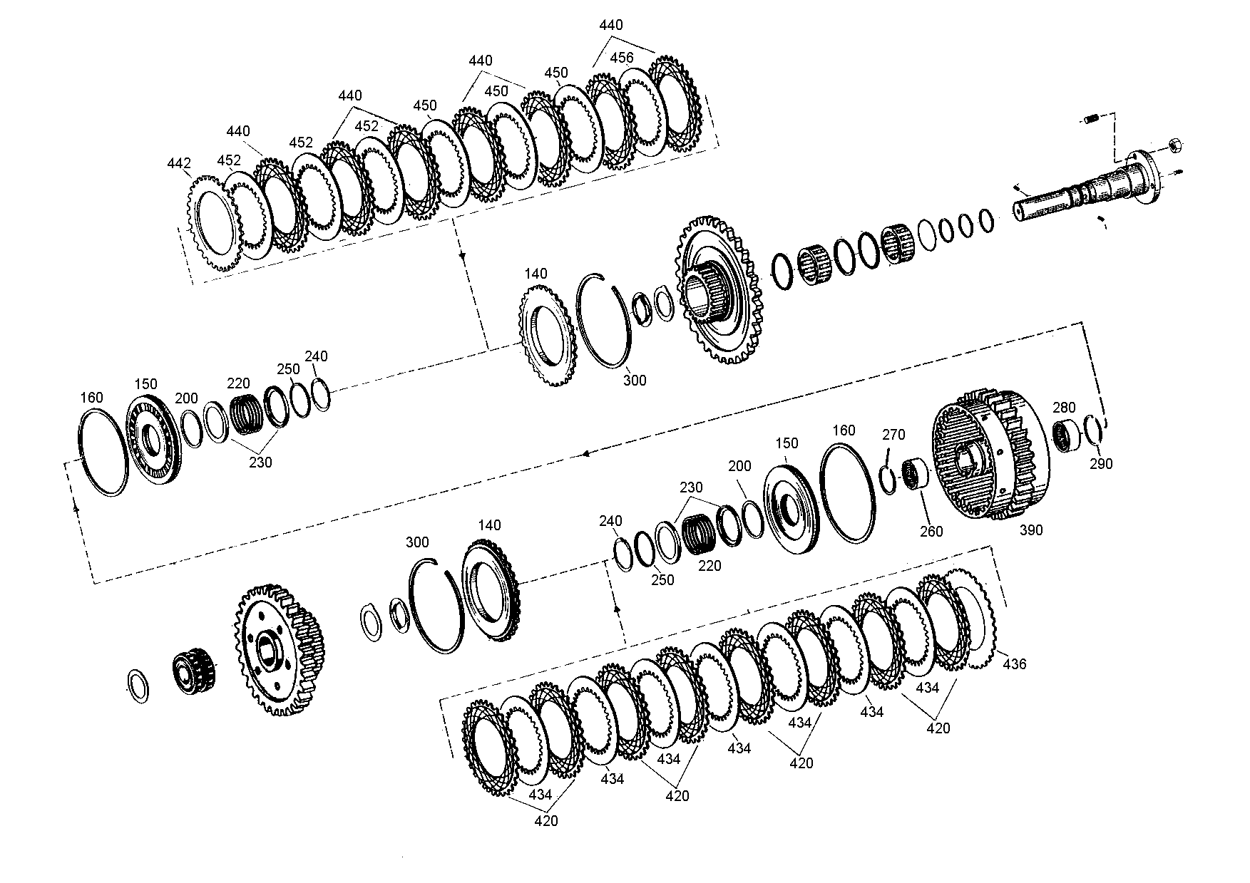 drawing for DOOSAN 252386 - SELECTOR FORK (figure 4)