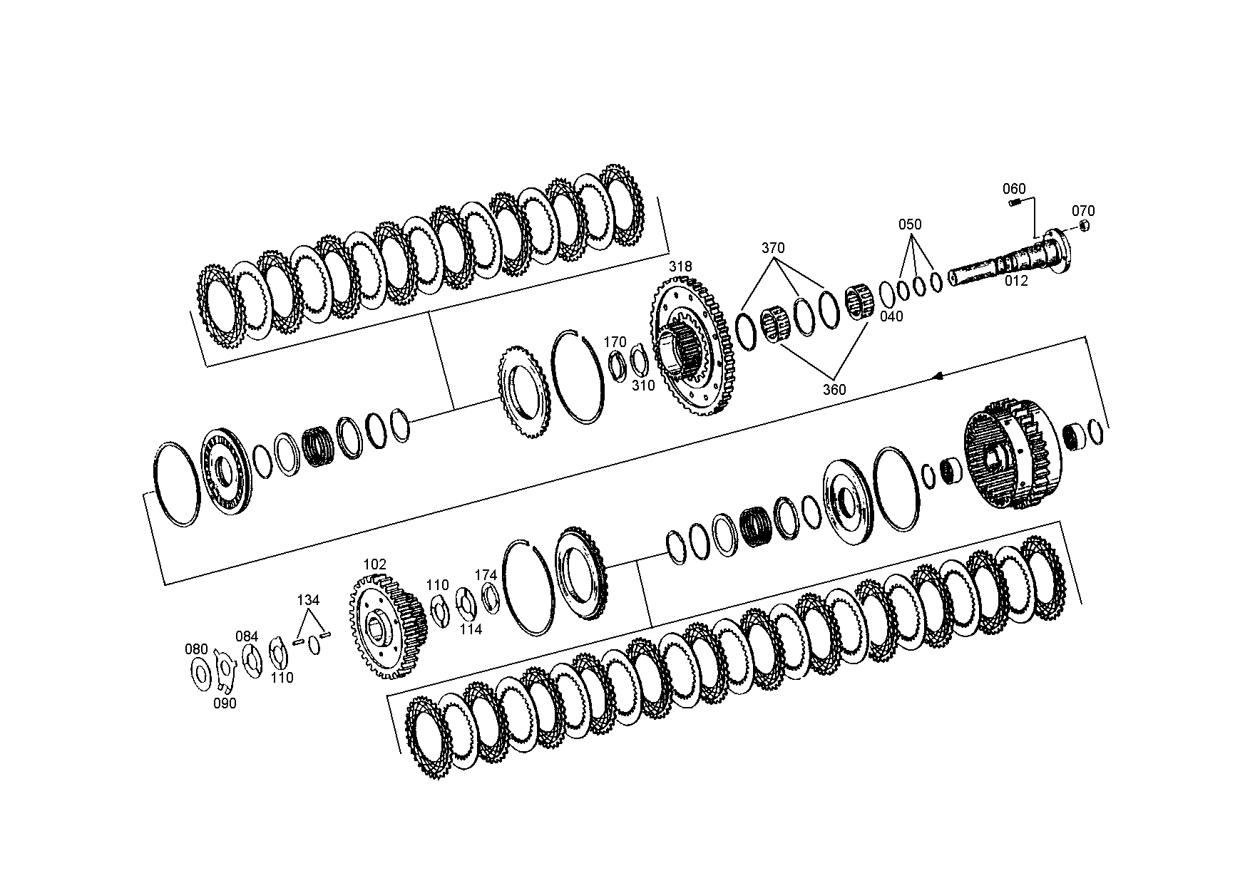 drawing for VOLVO ZM 2290982 - AXLE (figure 3)