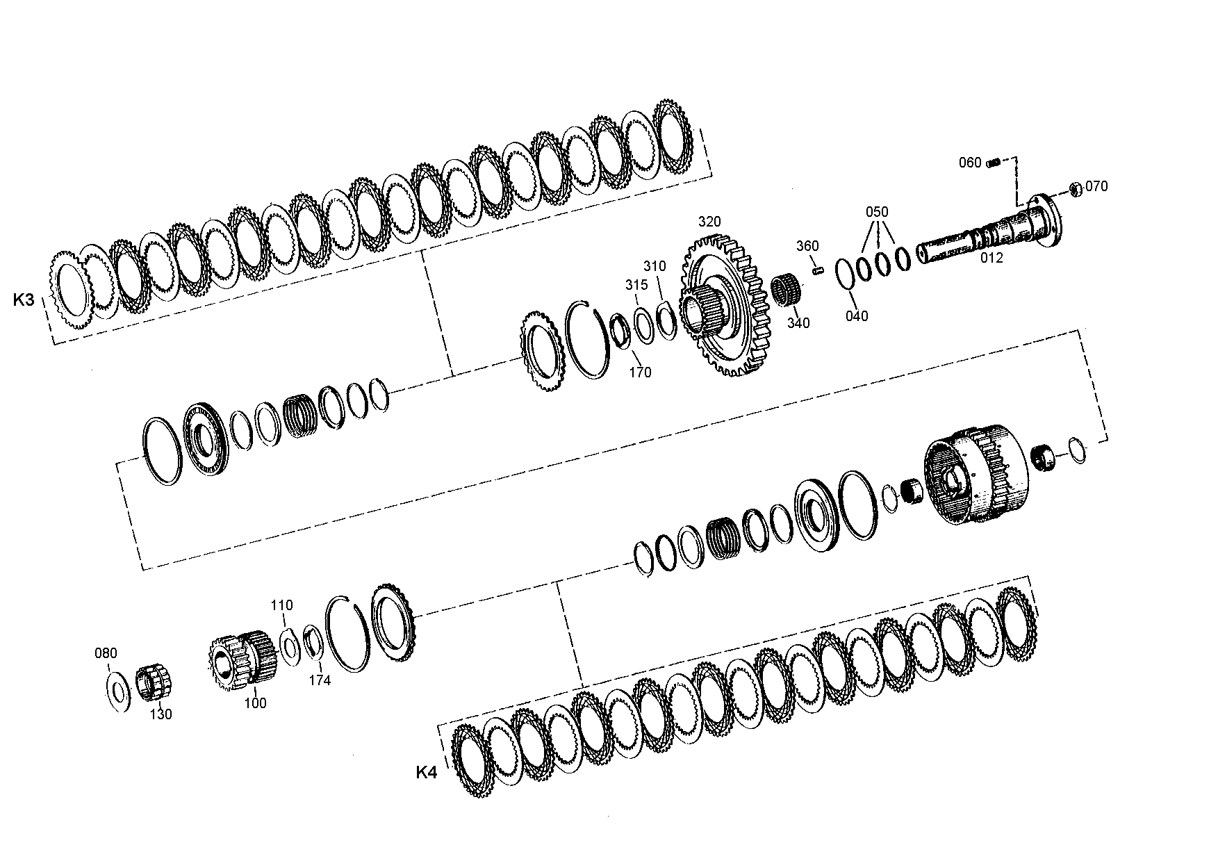 drawing for DOOSAN 252388 - SPUR GEAR (figure 4)