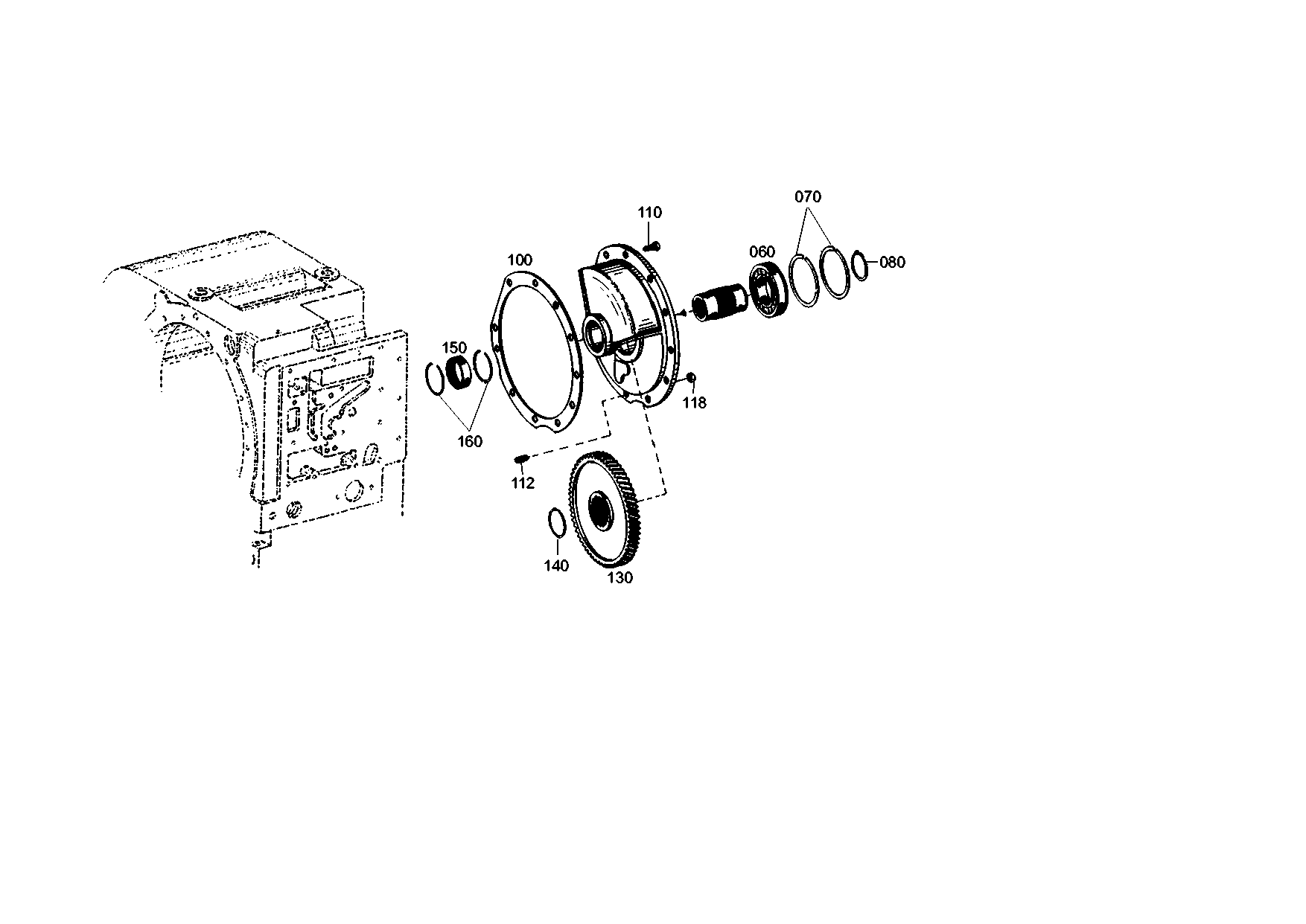 drawing for ORENSTEIN & KOPPEL AG 0012167 - SNAP RING (figure 3)