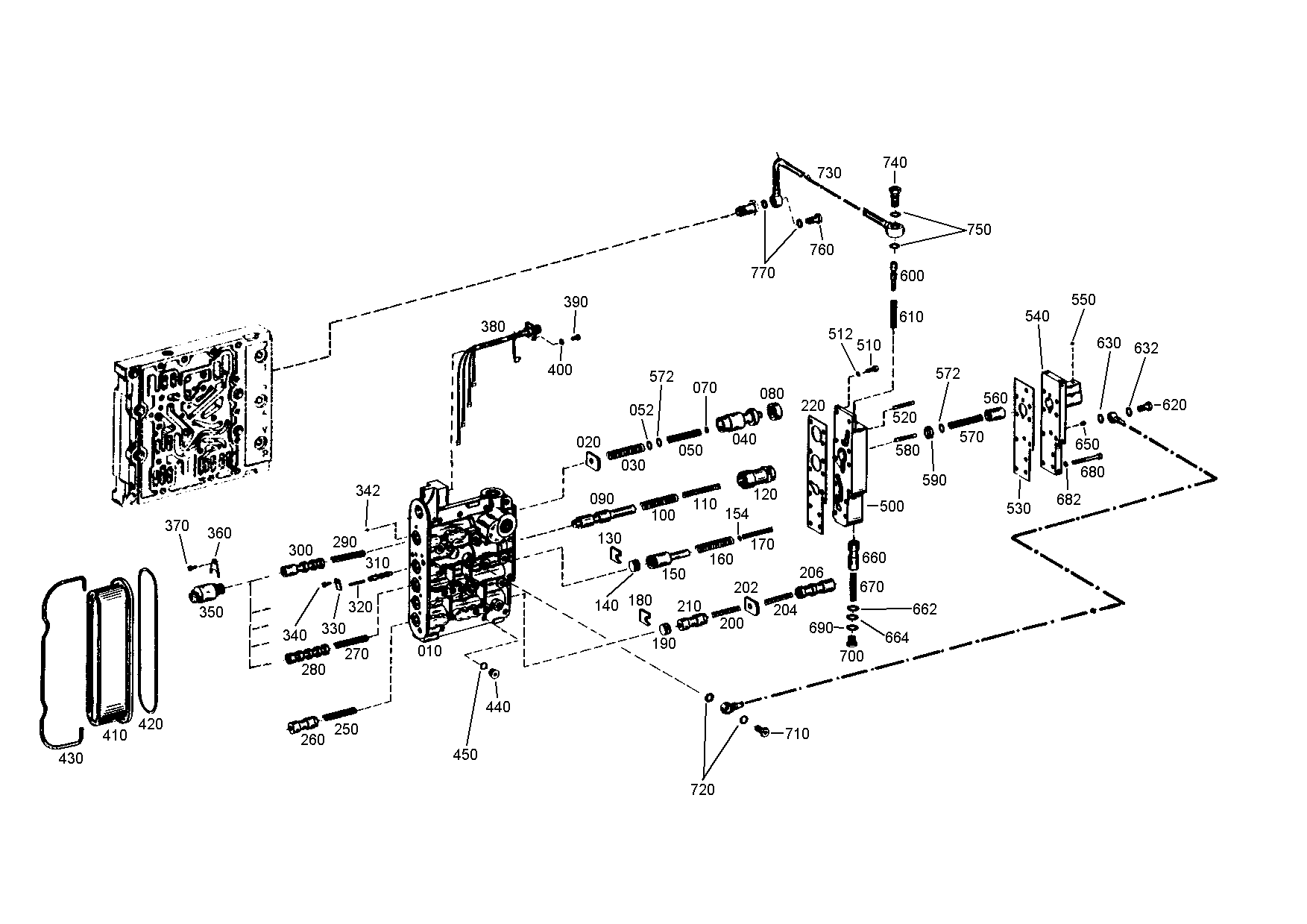 drawing for JOHN DEERE T145196 - VALVE (figure 2)