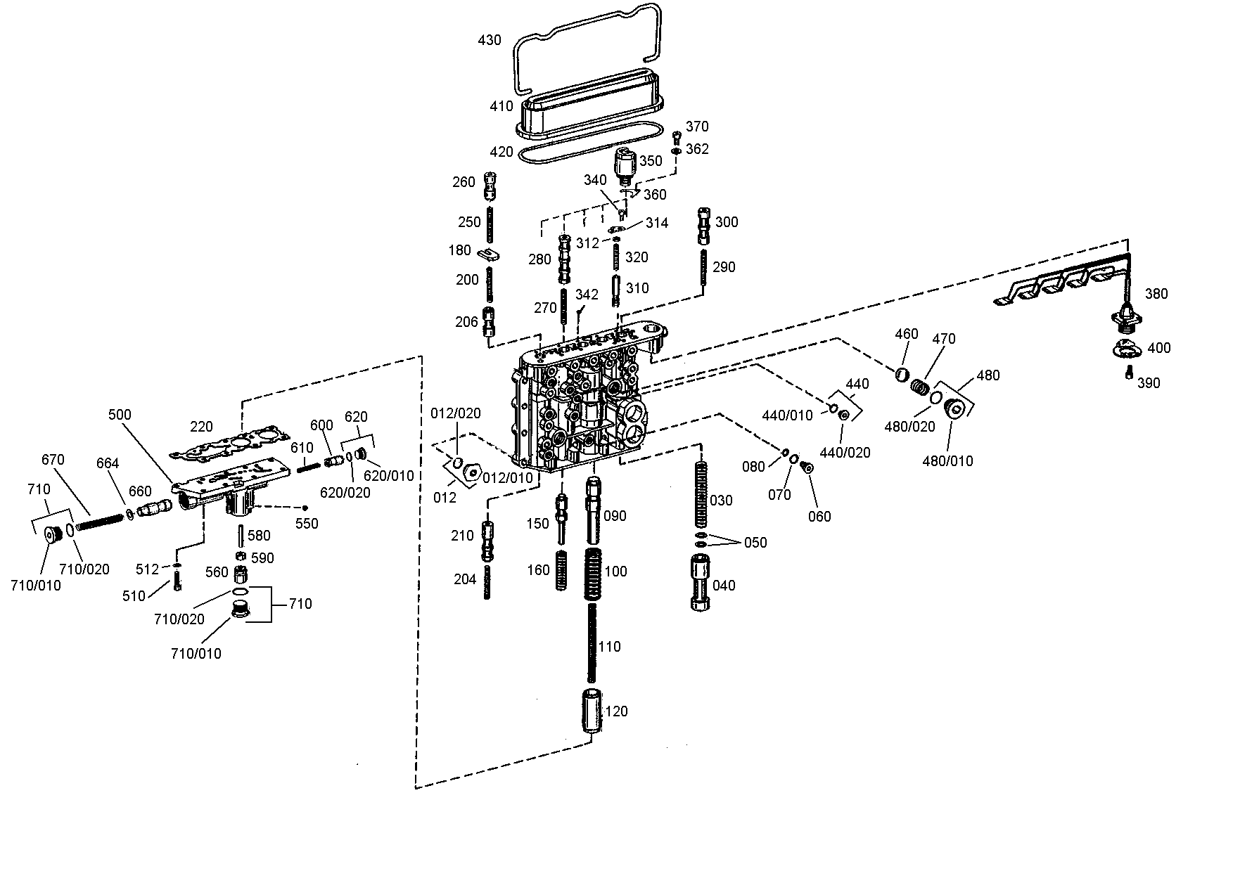 drawing for JCB 550/30945 - SHIFT SYSTEM (figure 3)