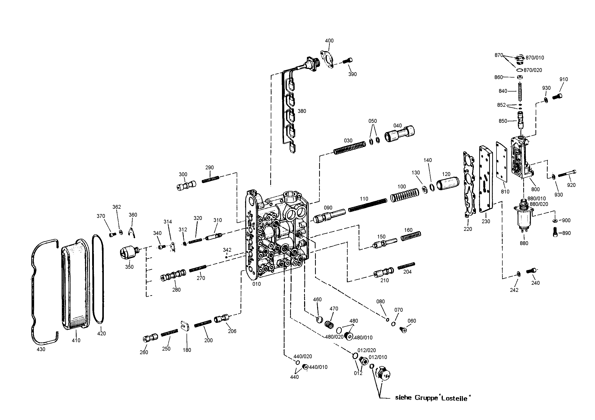 drawing for DOOSAN 352433 - GEAR SHIFT HOUSING (figure 3)