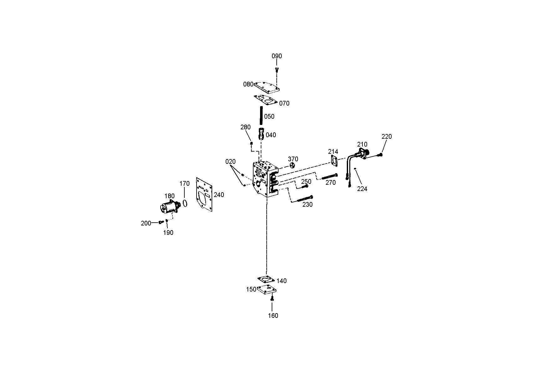 drawing for Manitowoc Crane Group Germany 8993642 - SOLENOID VALVE (figure 3)