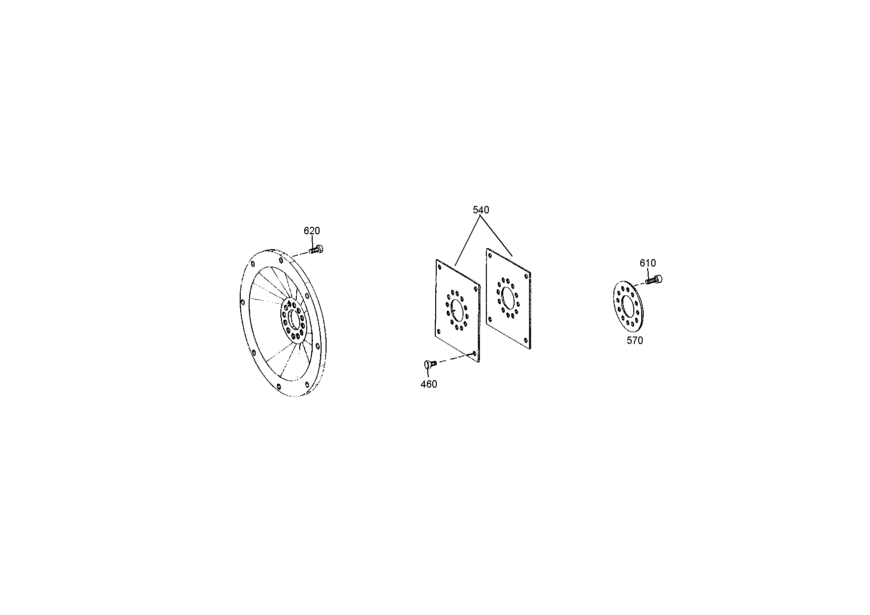 drawing for AGCO V30737500 - GASKET (figure 3)