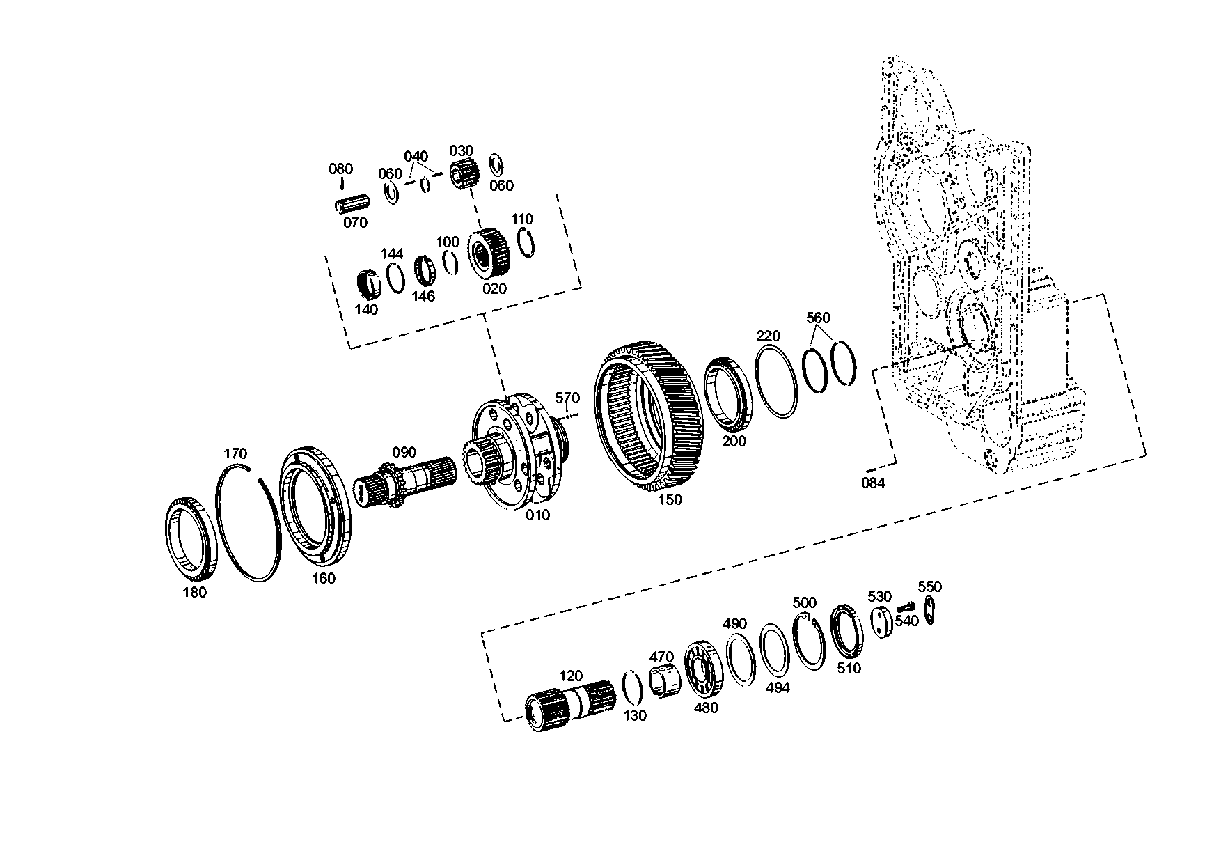 drawing for LIEBHERR GMBH 7012219 - WASHER (figure 5)
