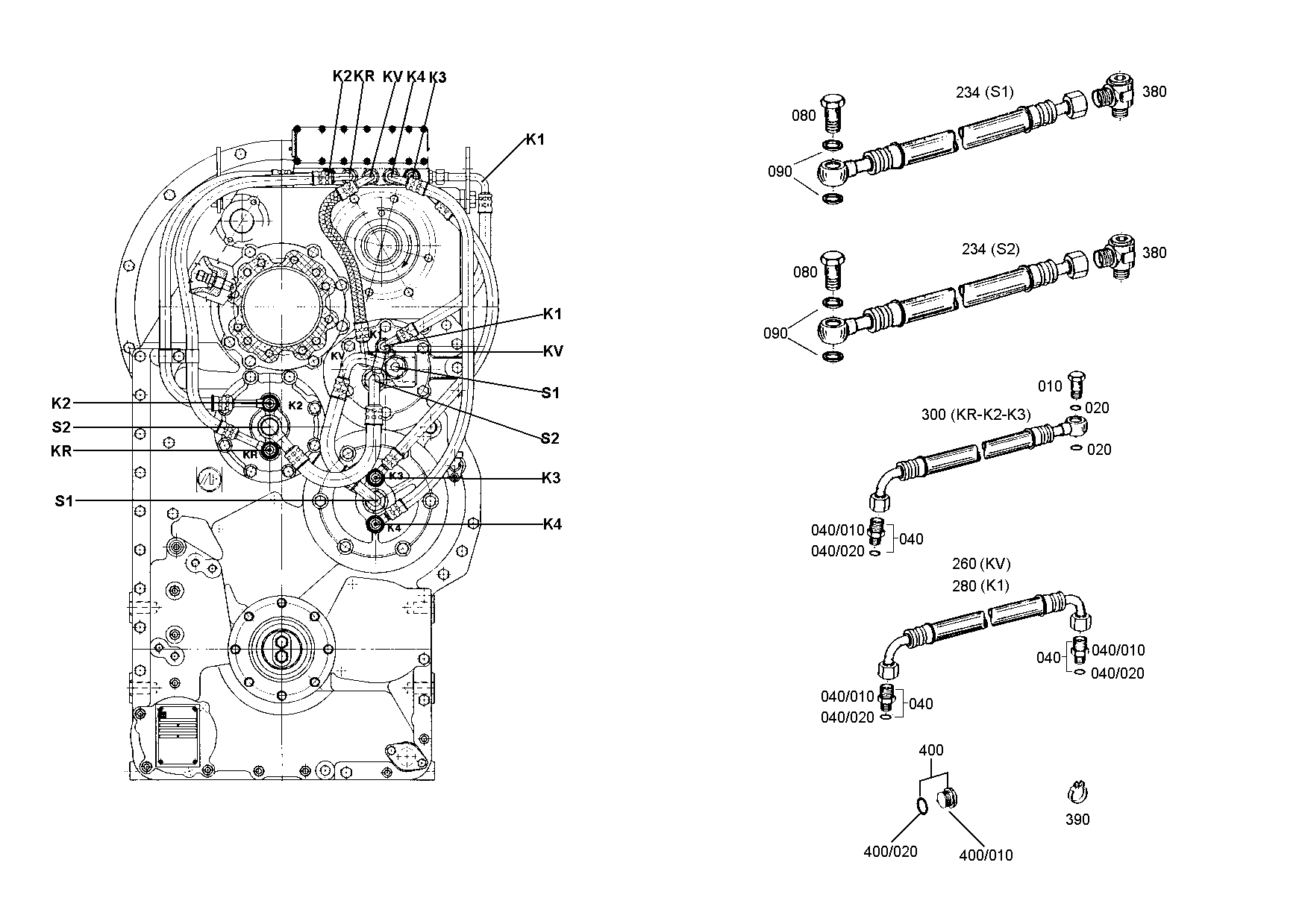 drawing for MOXY TRUCKS AS 352082 - HOSE PIPE (figure 1)