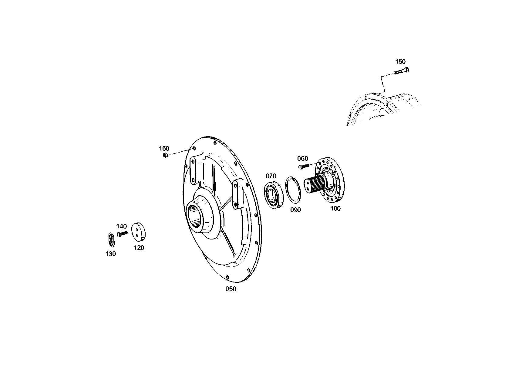 drawing for CNH NEW HOLLAND 87410351 - V-RING (figure 2)