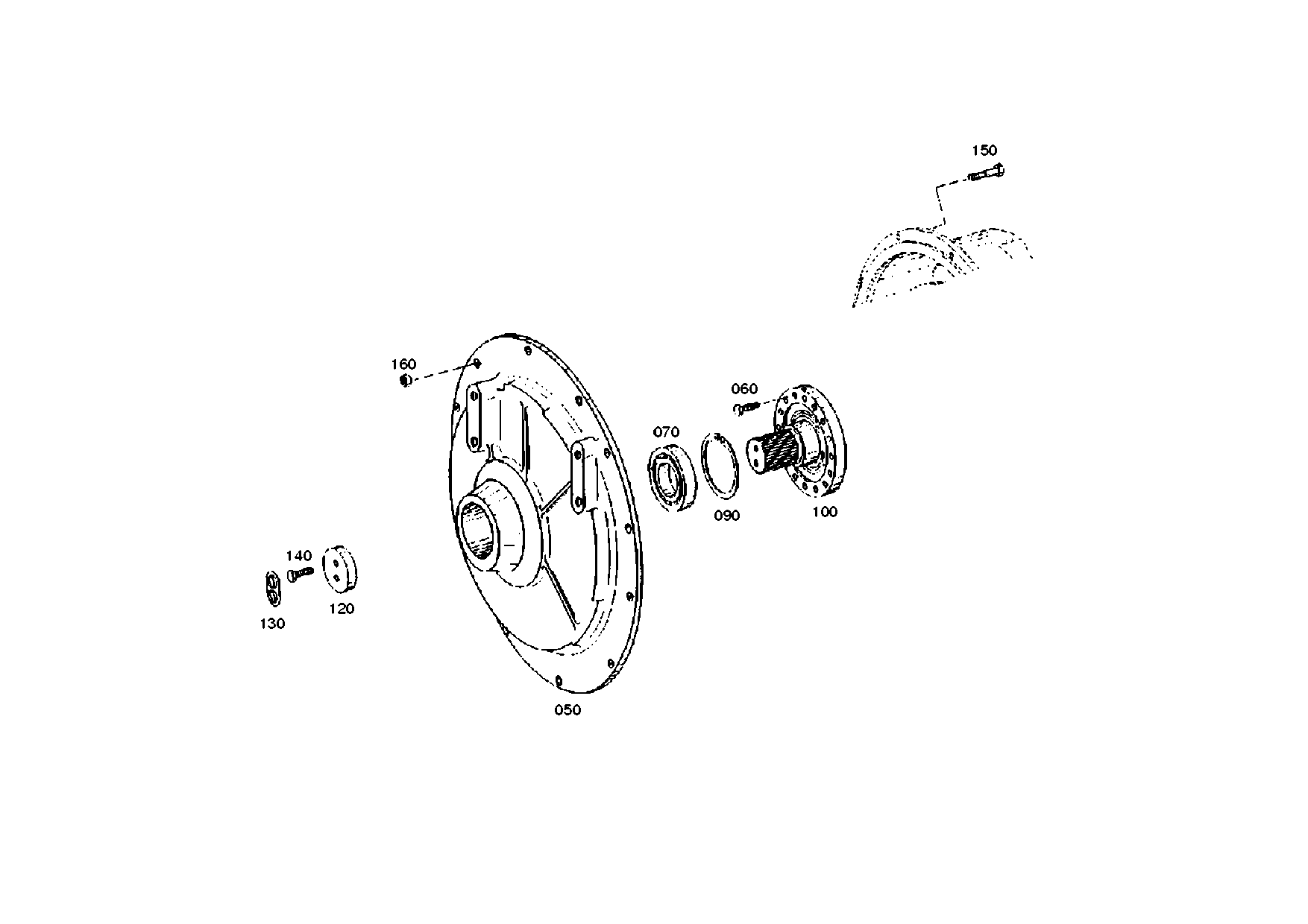 drawing for CNH NEW HOLLAND 87410351 - V-RING (figure 3)