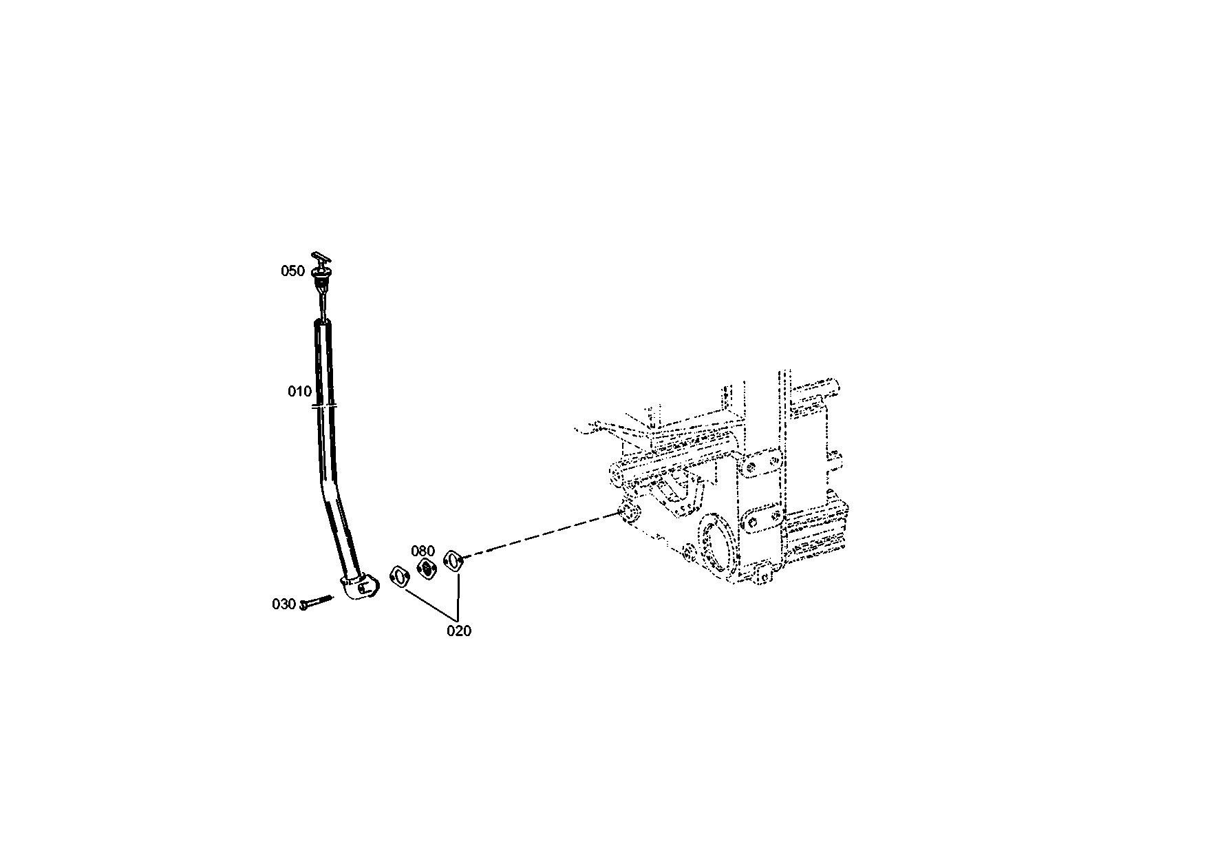 drawing for SCHOPF MASCHINENBAU GMBH 89159 - OIL LEVEL TUBE (figure 2)