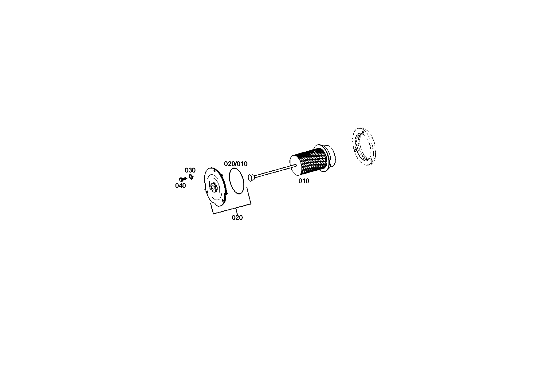 drawing for DOOSAN 352999 - O-RING (figure 2)