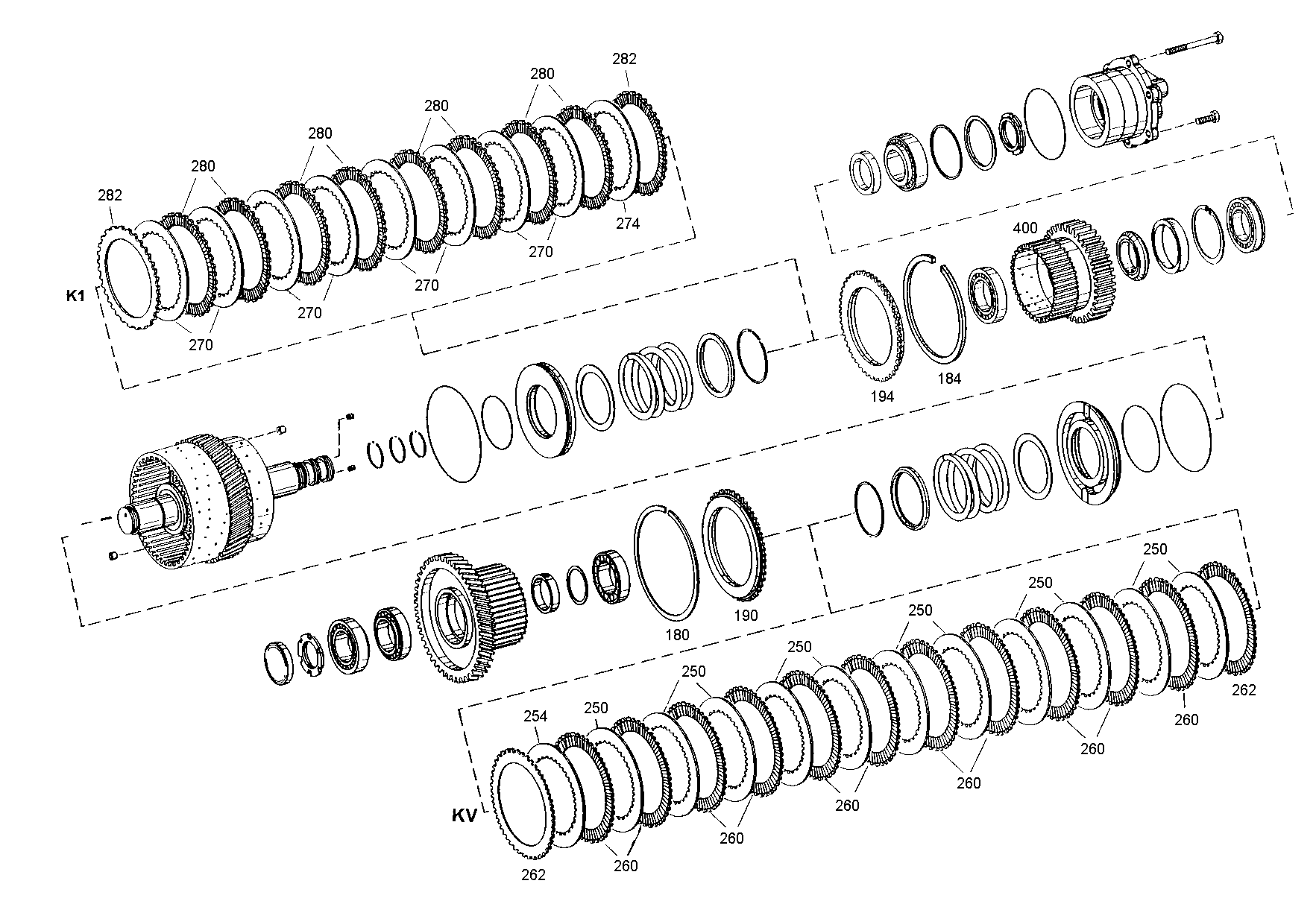 drawing for DOOSAN 352157 - I.CLUTCH DISC (figure 3)