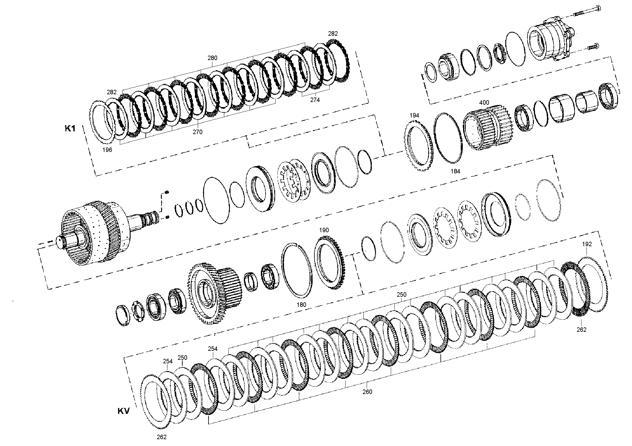 drawing for DOOSAN MX508796 - O.CLUTCH DISC (figure 1)