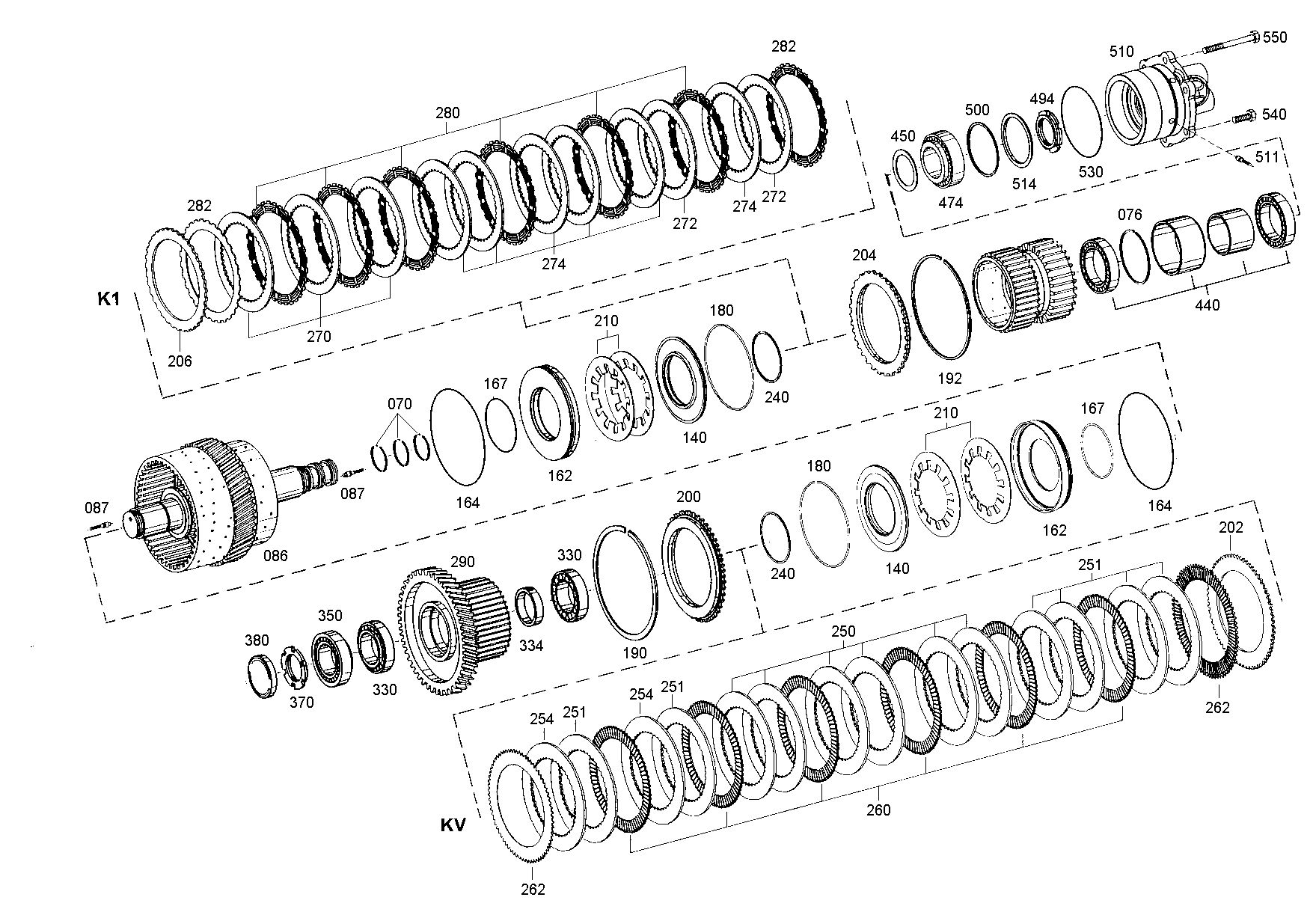 drawing for DOOSAN 508796 - O.CLUTCH DISC (figure 2)