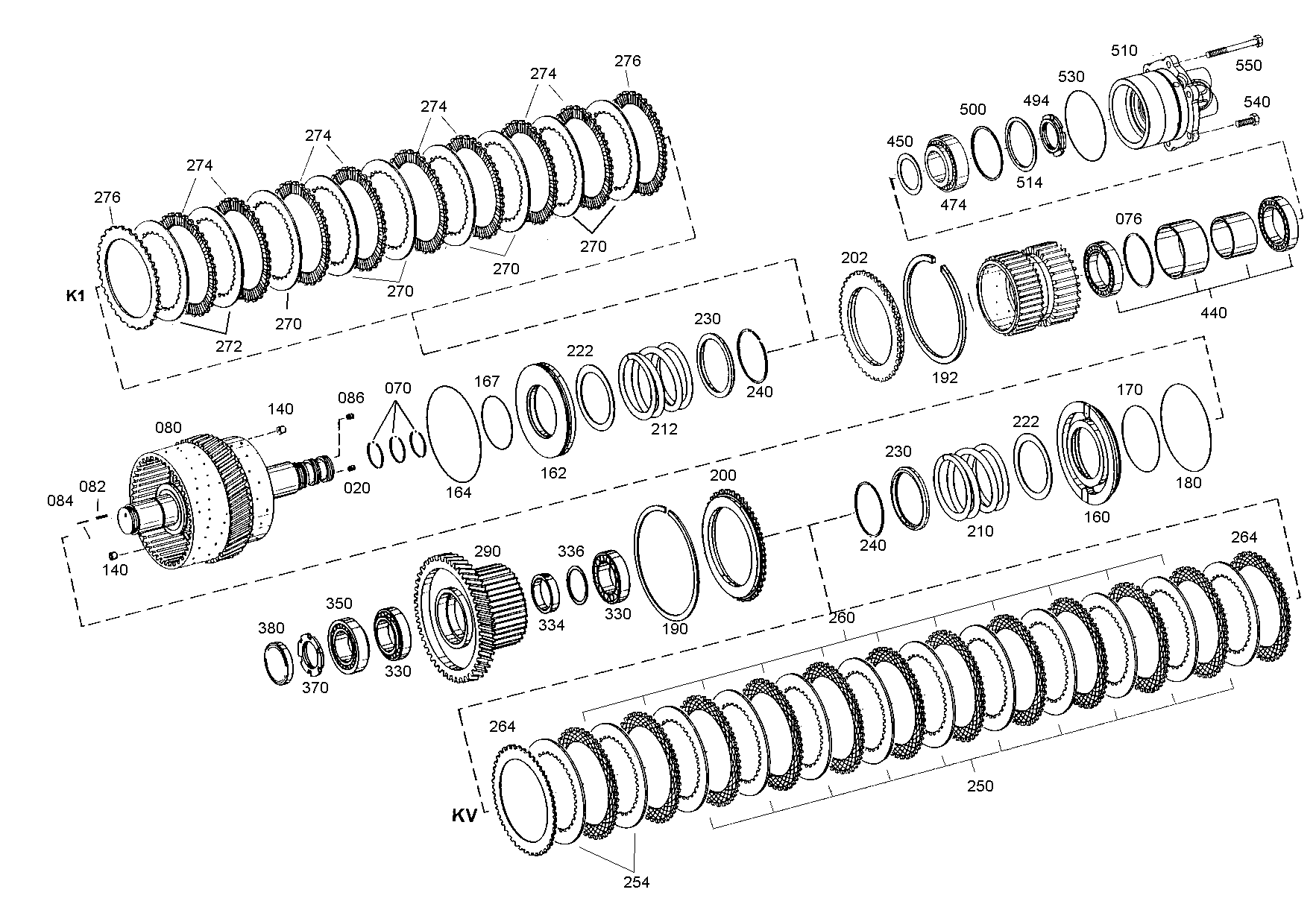 drawing for WACKER NEUSON 1000105916 - INTERMEDIATE BRAKE DISC (figure 5)